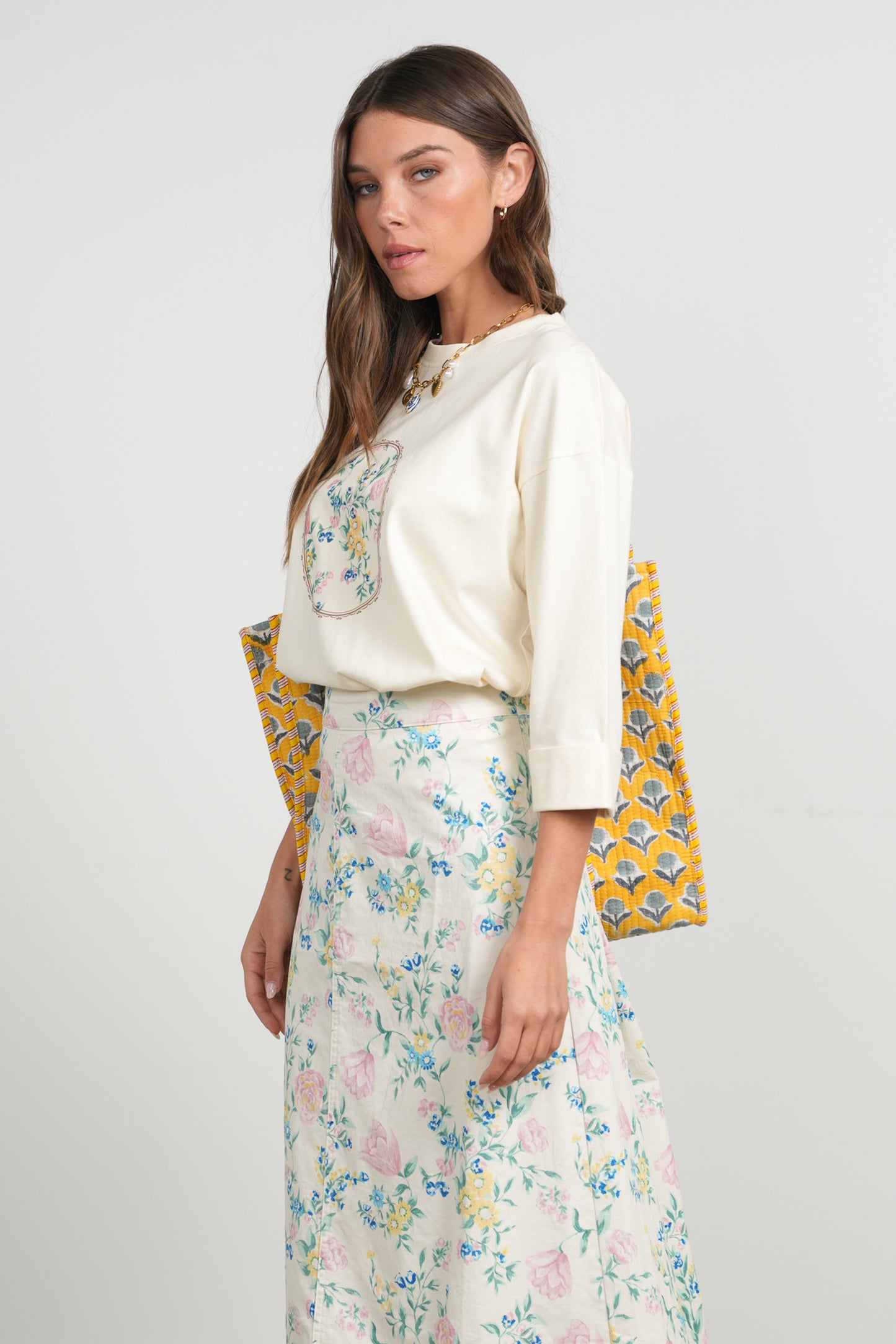 POINT X HD GRAPHIC ROLL CUFF TEE