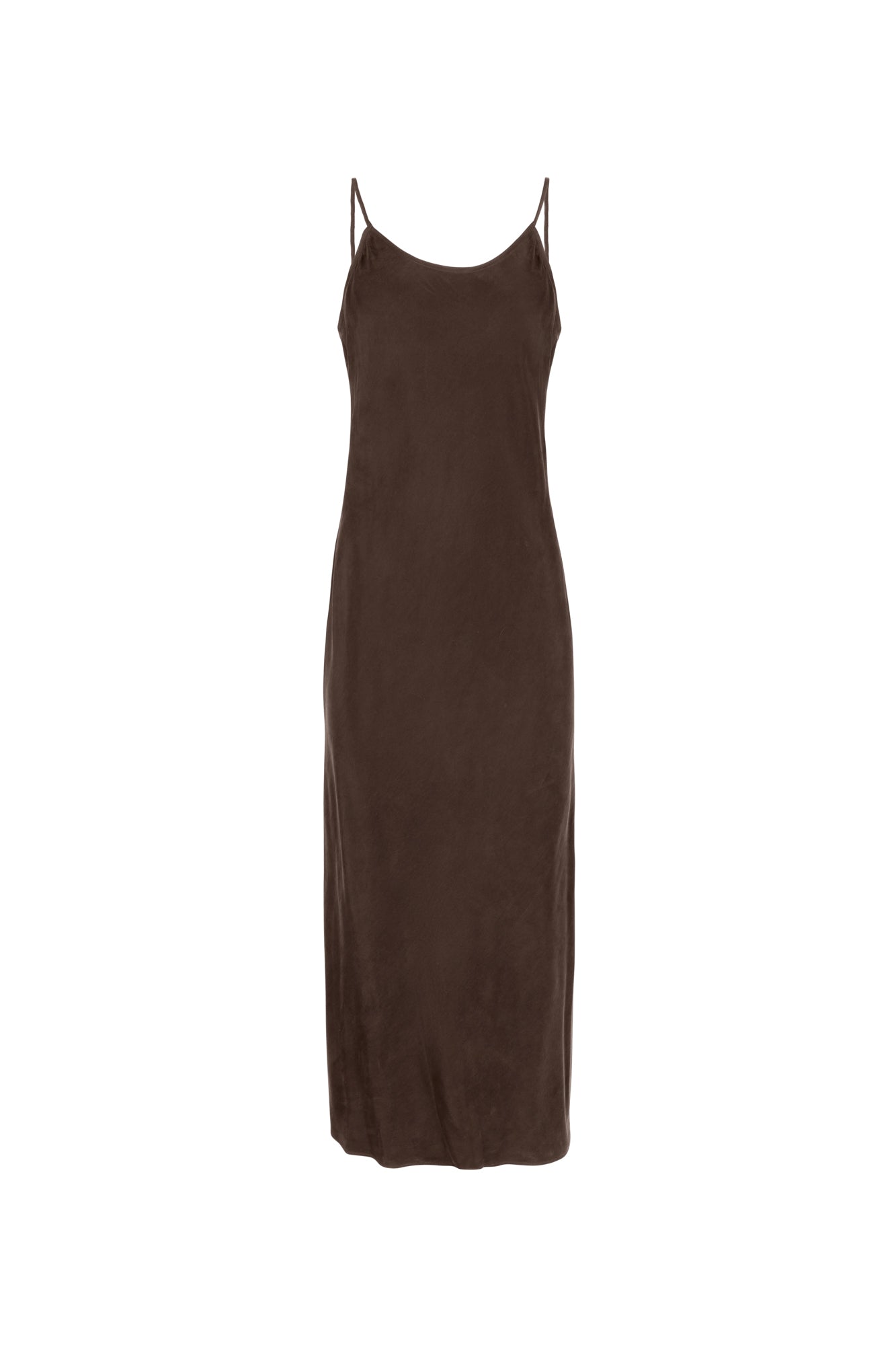 point brushed straight dress