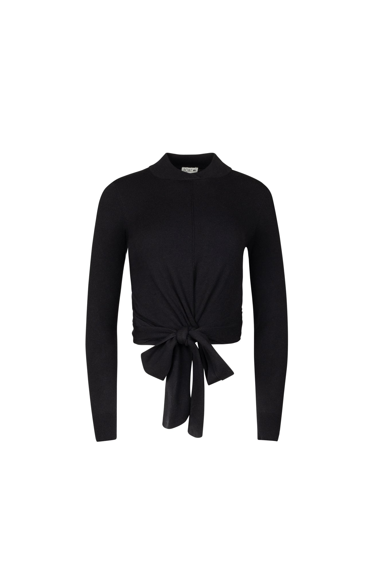 Point Mandarin Wrap Top