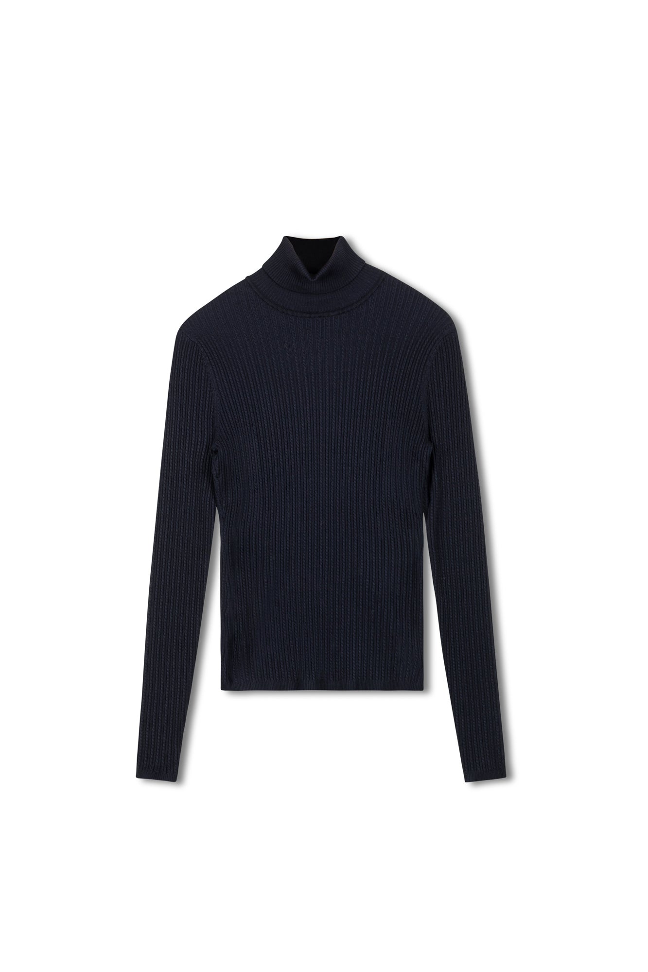 Point Cable Turtleneck