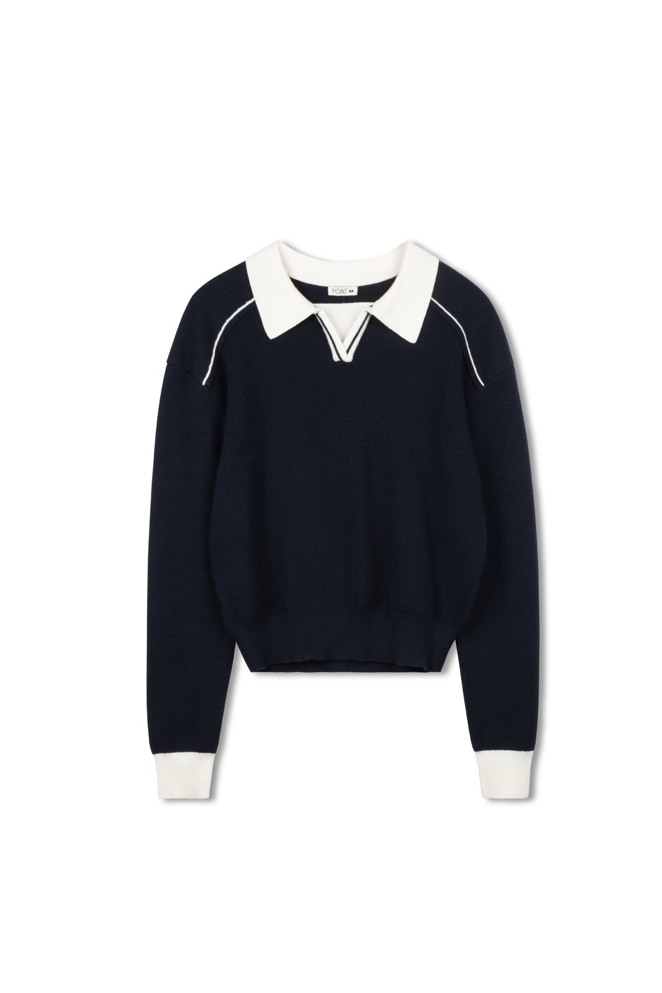 Point Polo Sweater