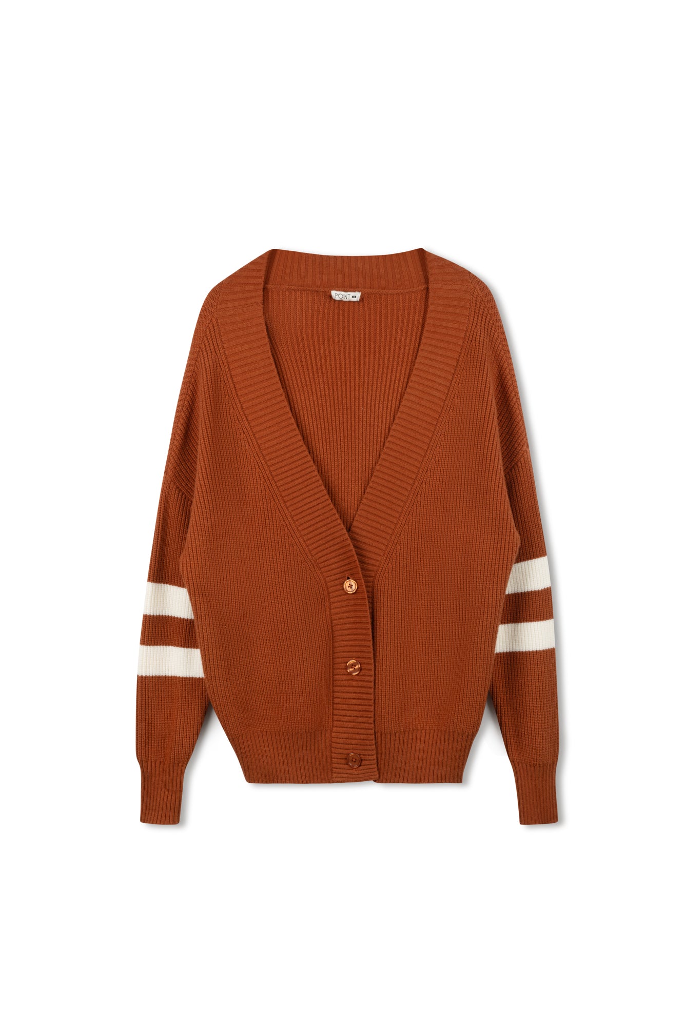 Point Chunky Knit Oversized Sweater