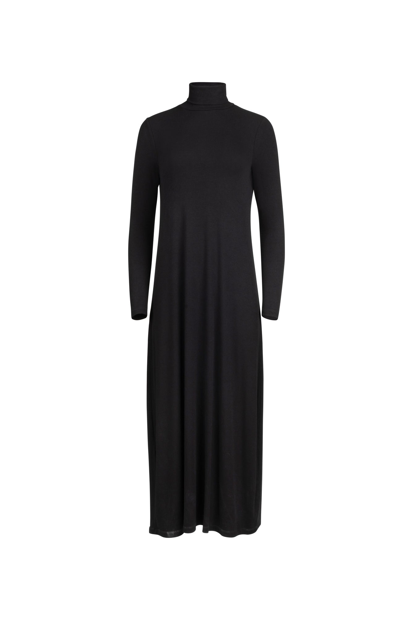 Point A-line Turtleneck Dress