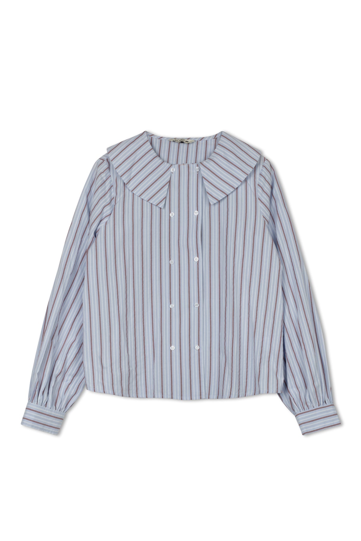 point double breasted button up