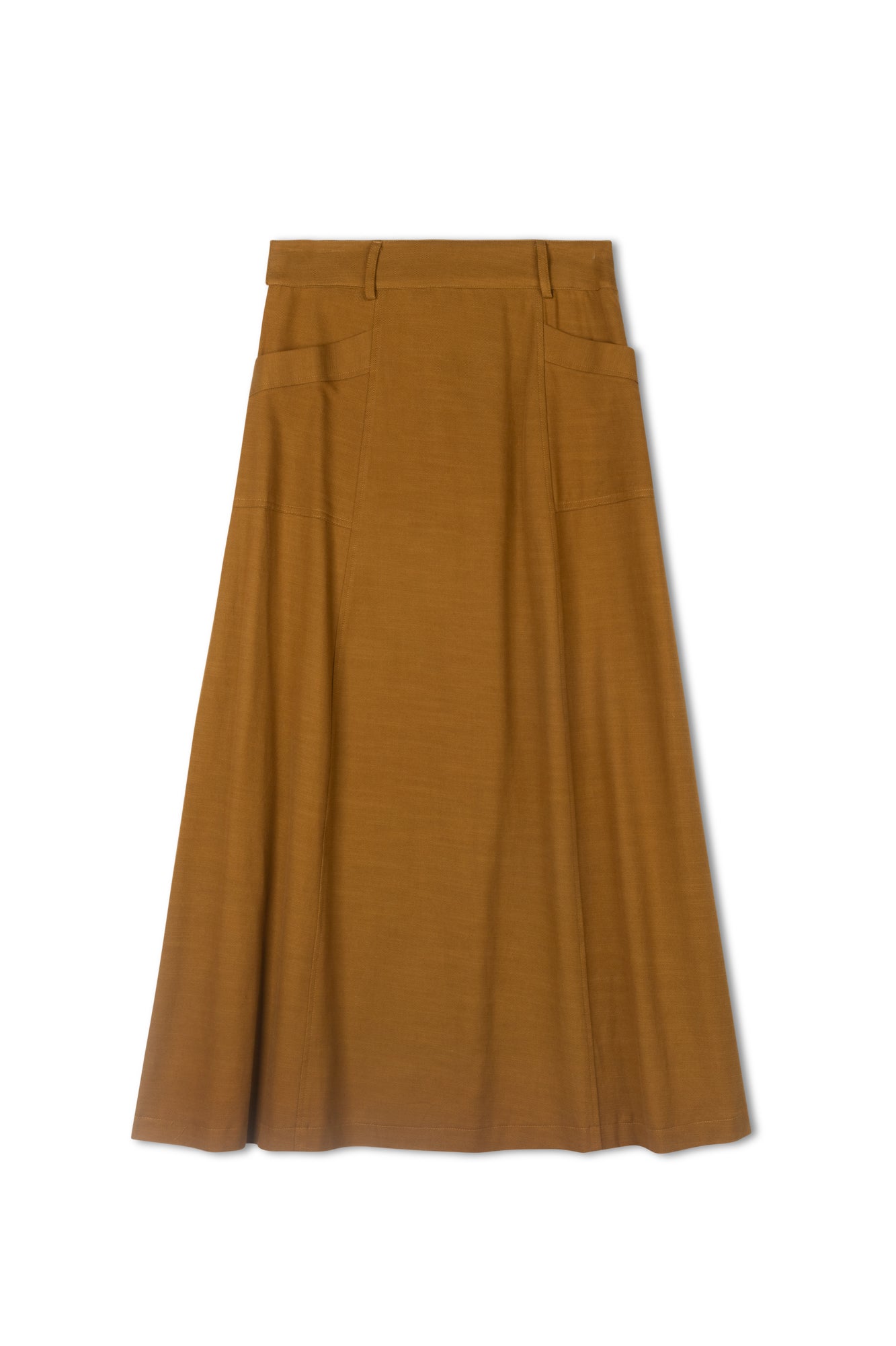 point twill cargo skirt