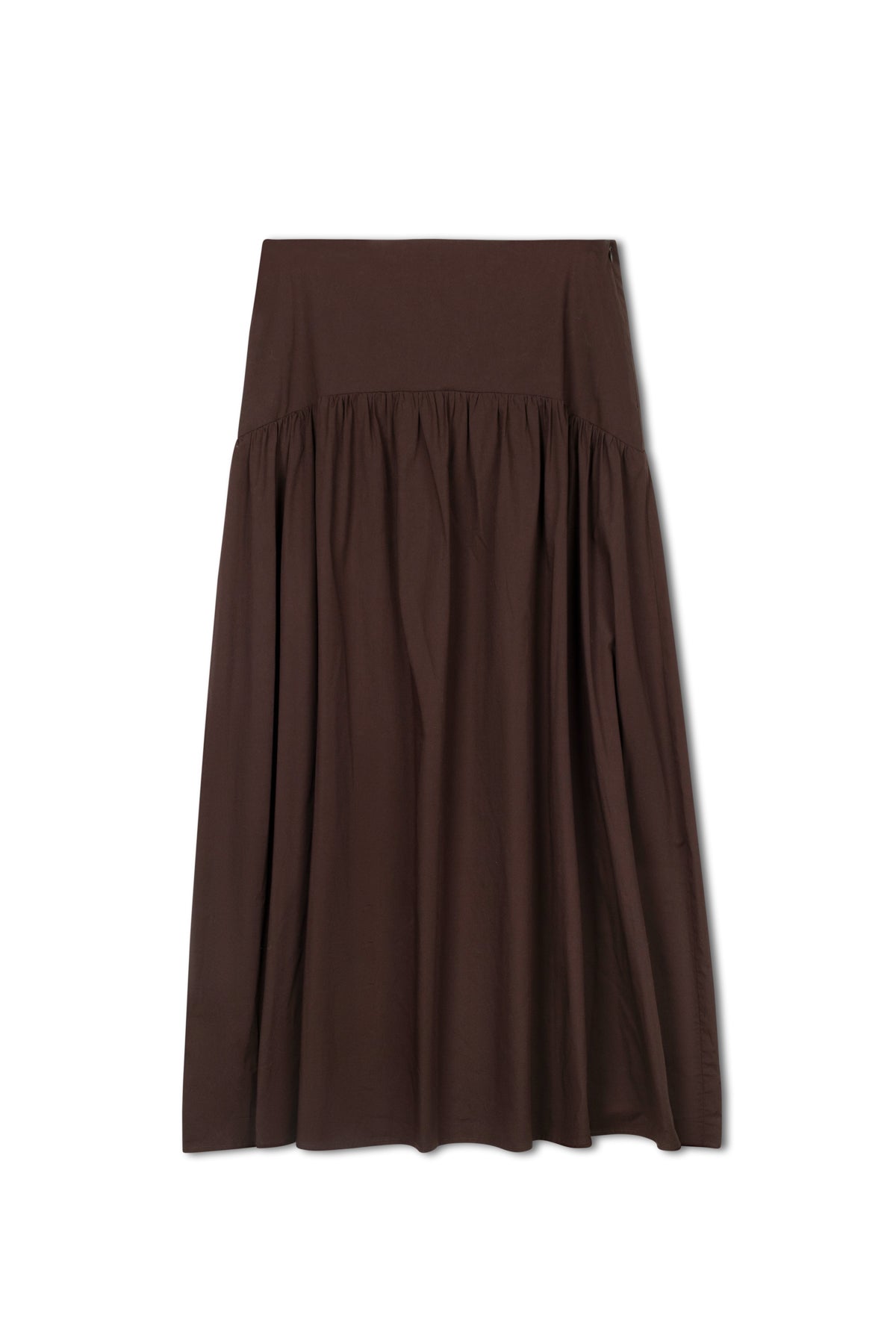 point drop waist skirt