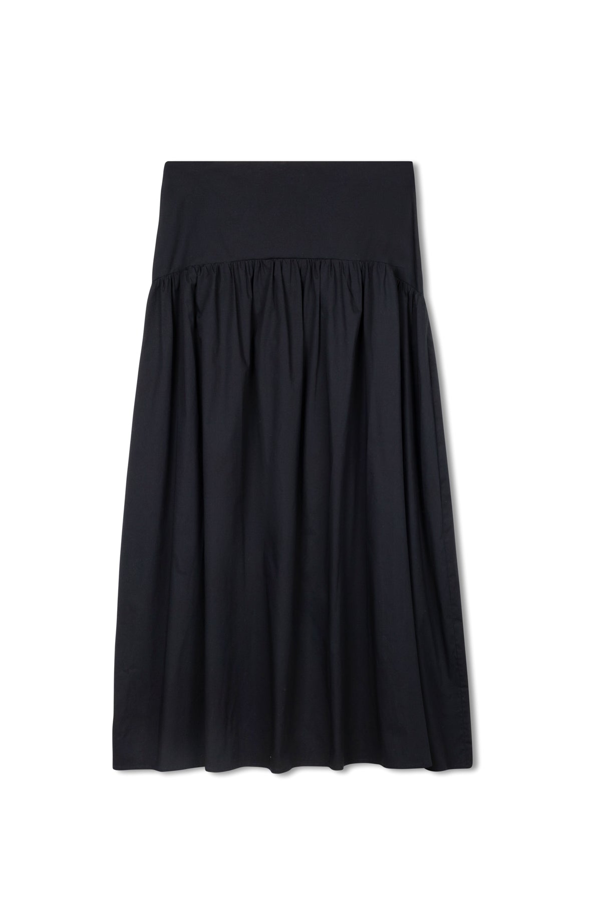 point drop waist skirt