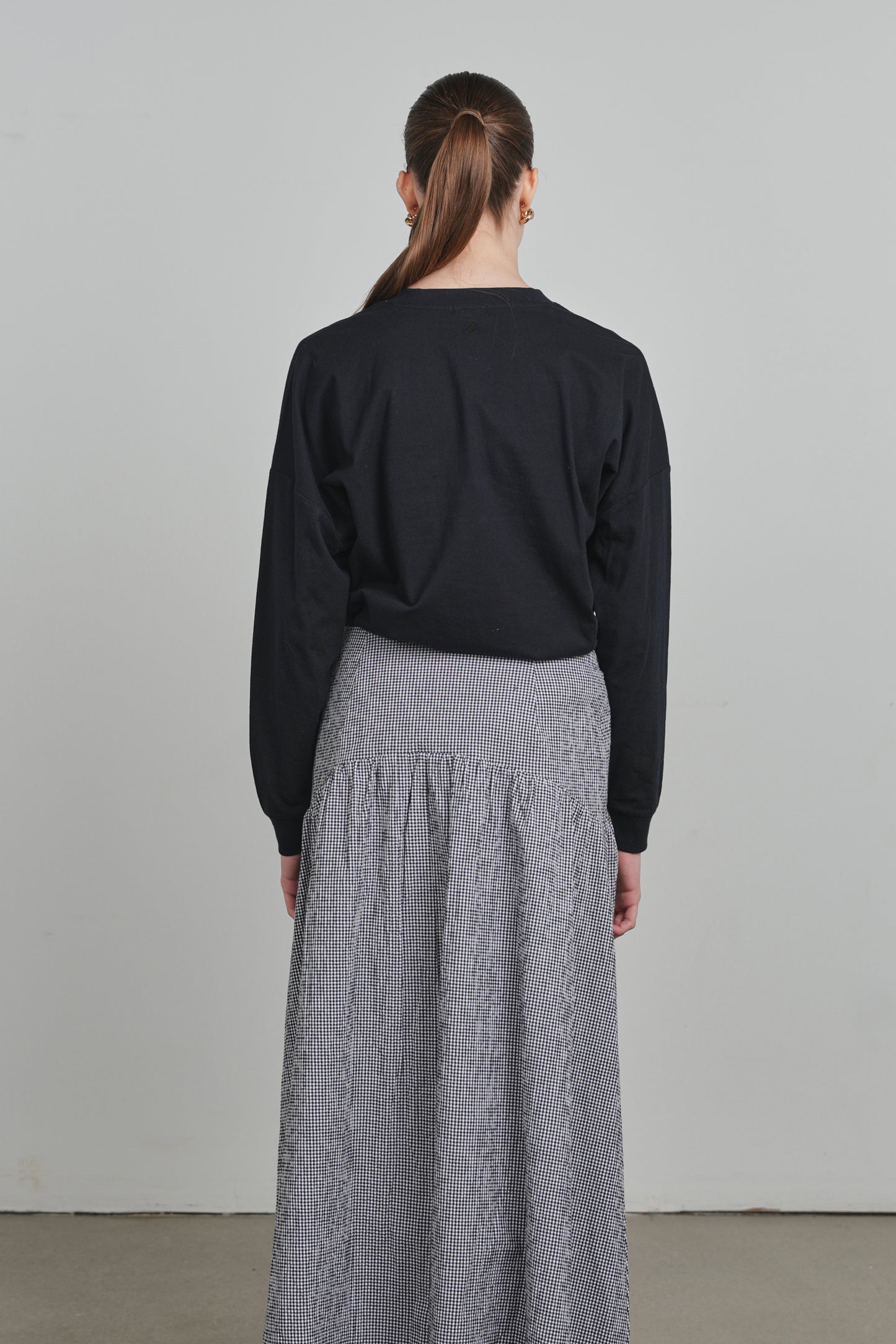 POINT PRINTED BOYFRIEND TEE