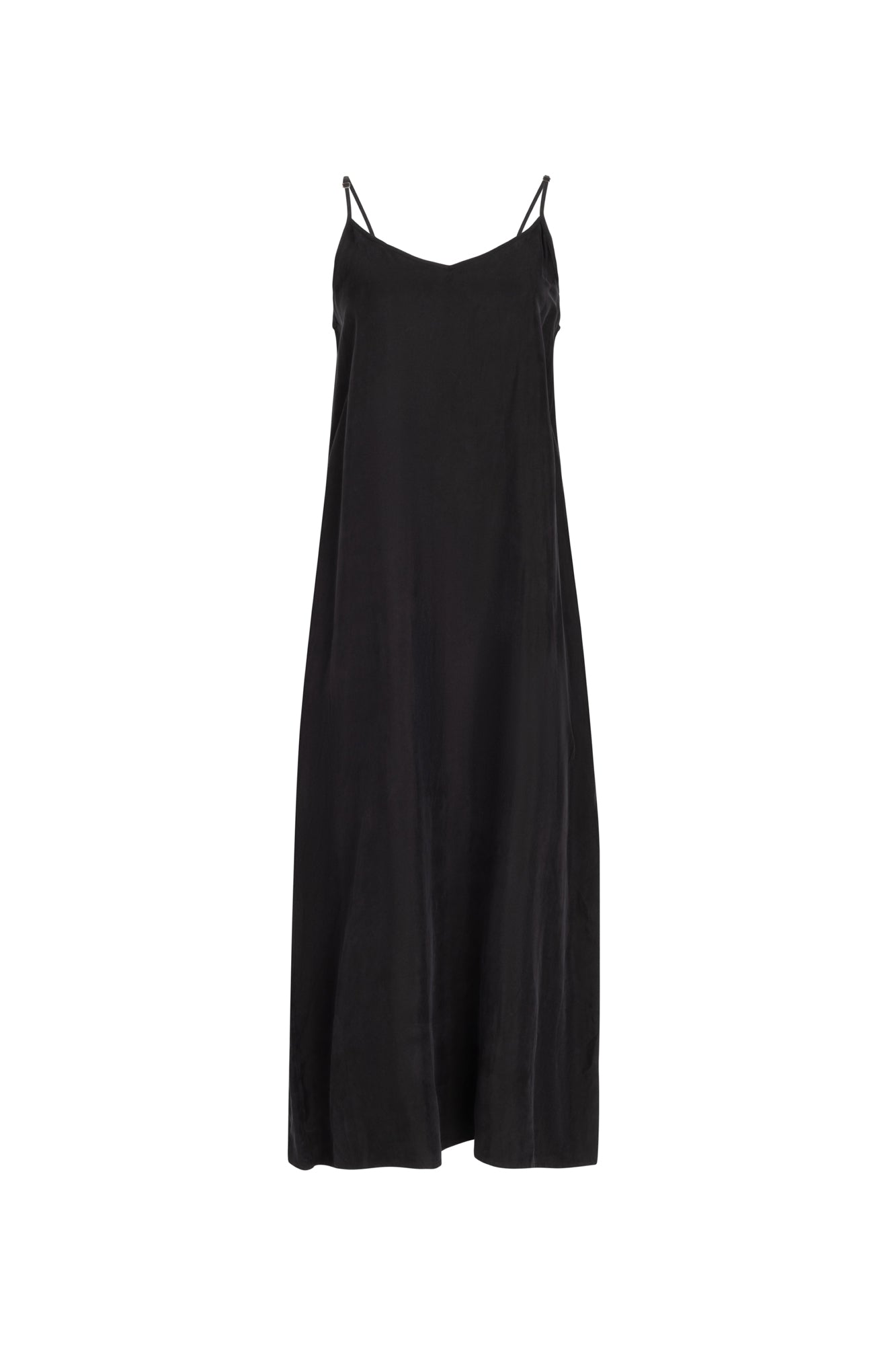 Point Linen A-Line Slip Dress