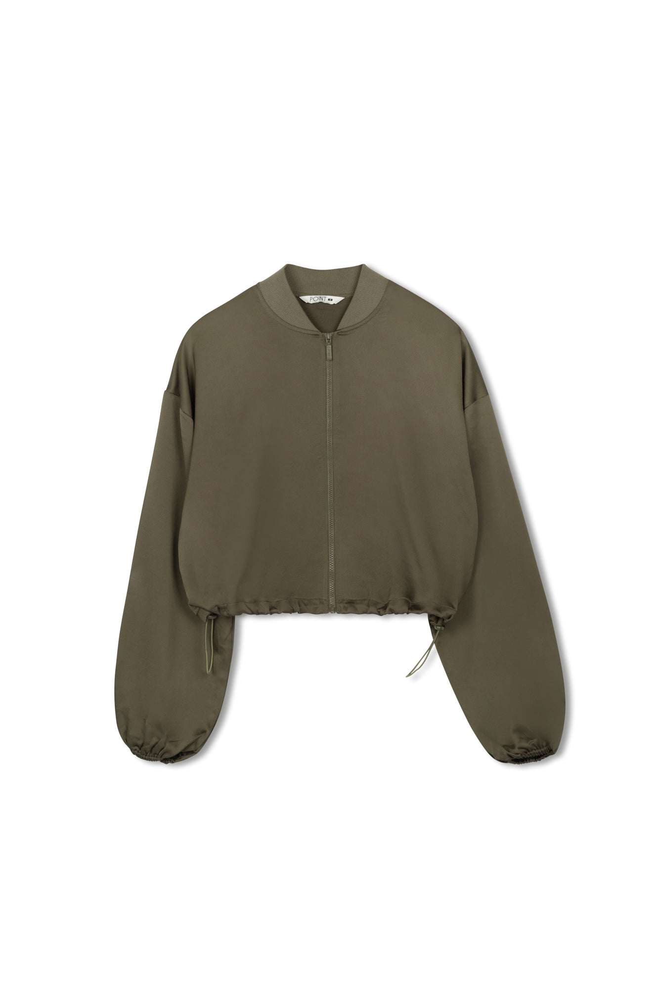 point satin bomber
