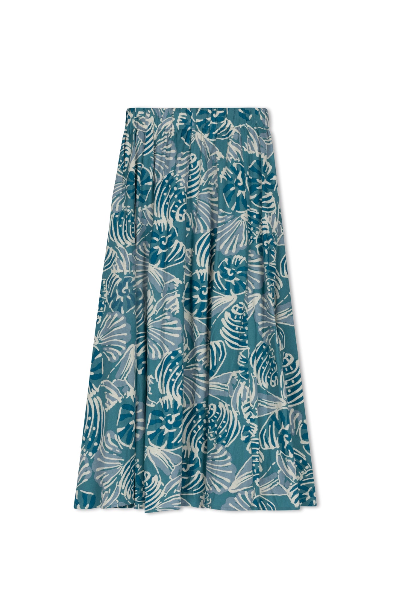 Point Linen Panel Skirt