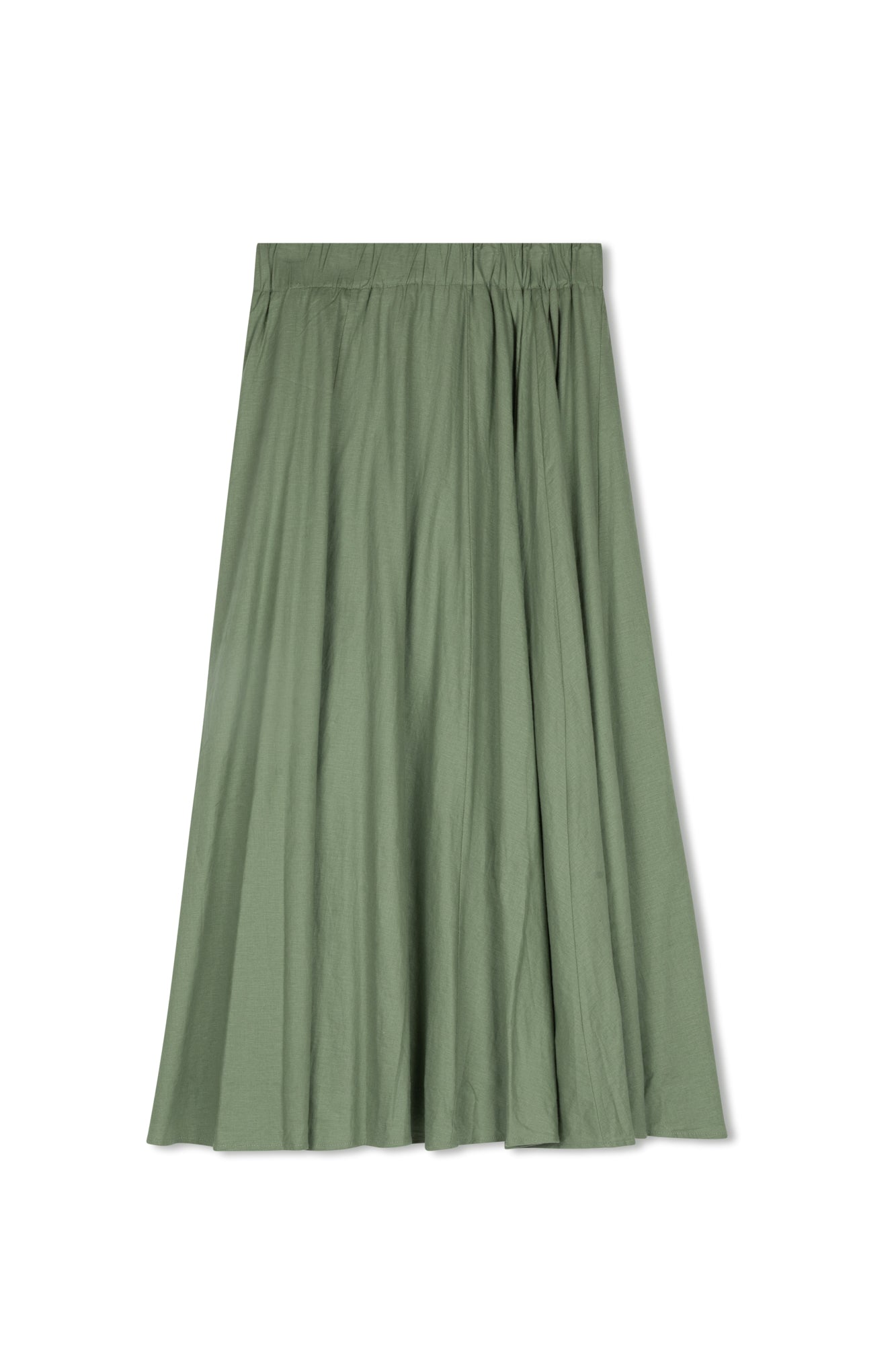 Point Linen Panel Skirt