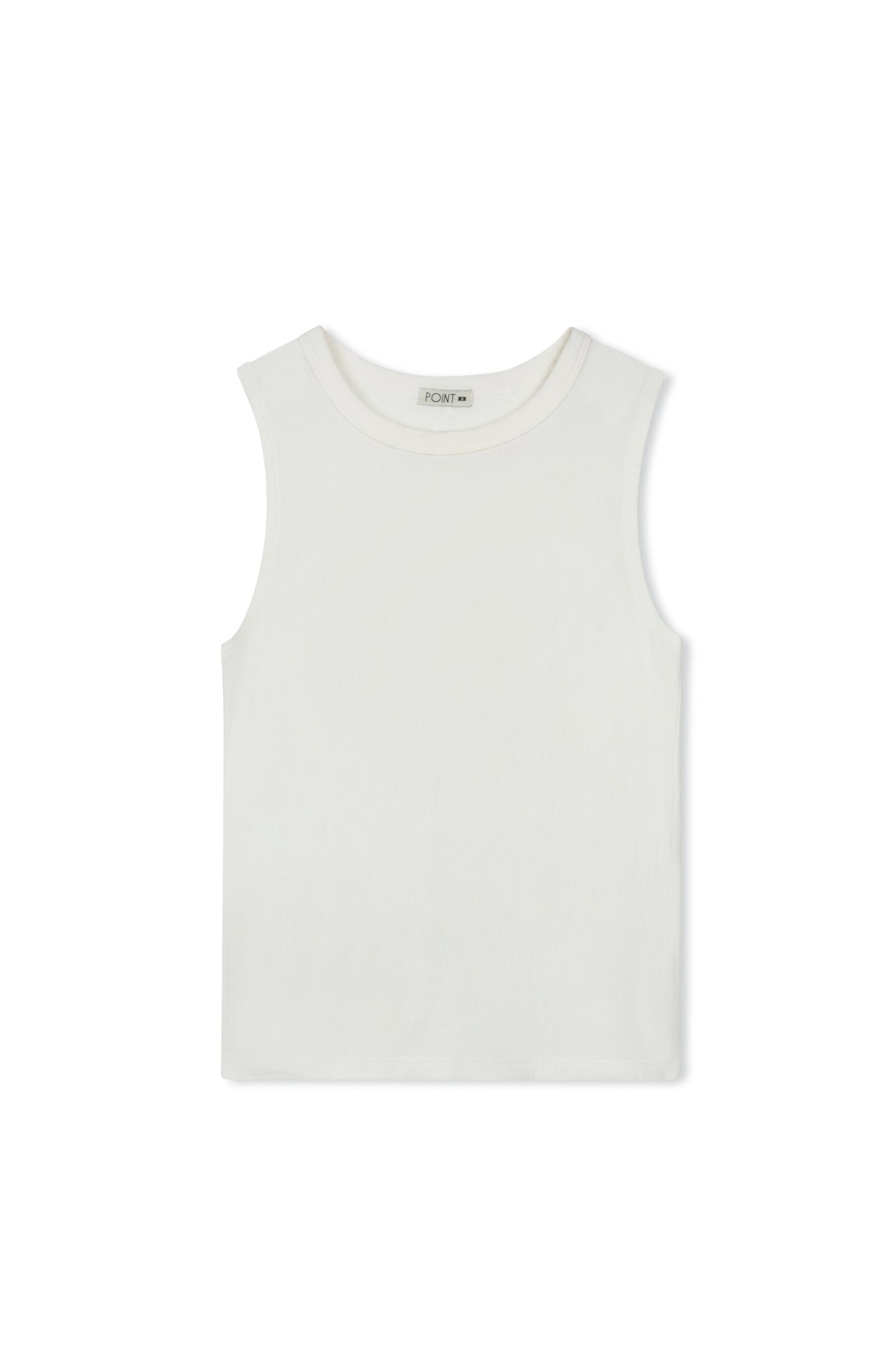 POINT CREW NECK TANK