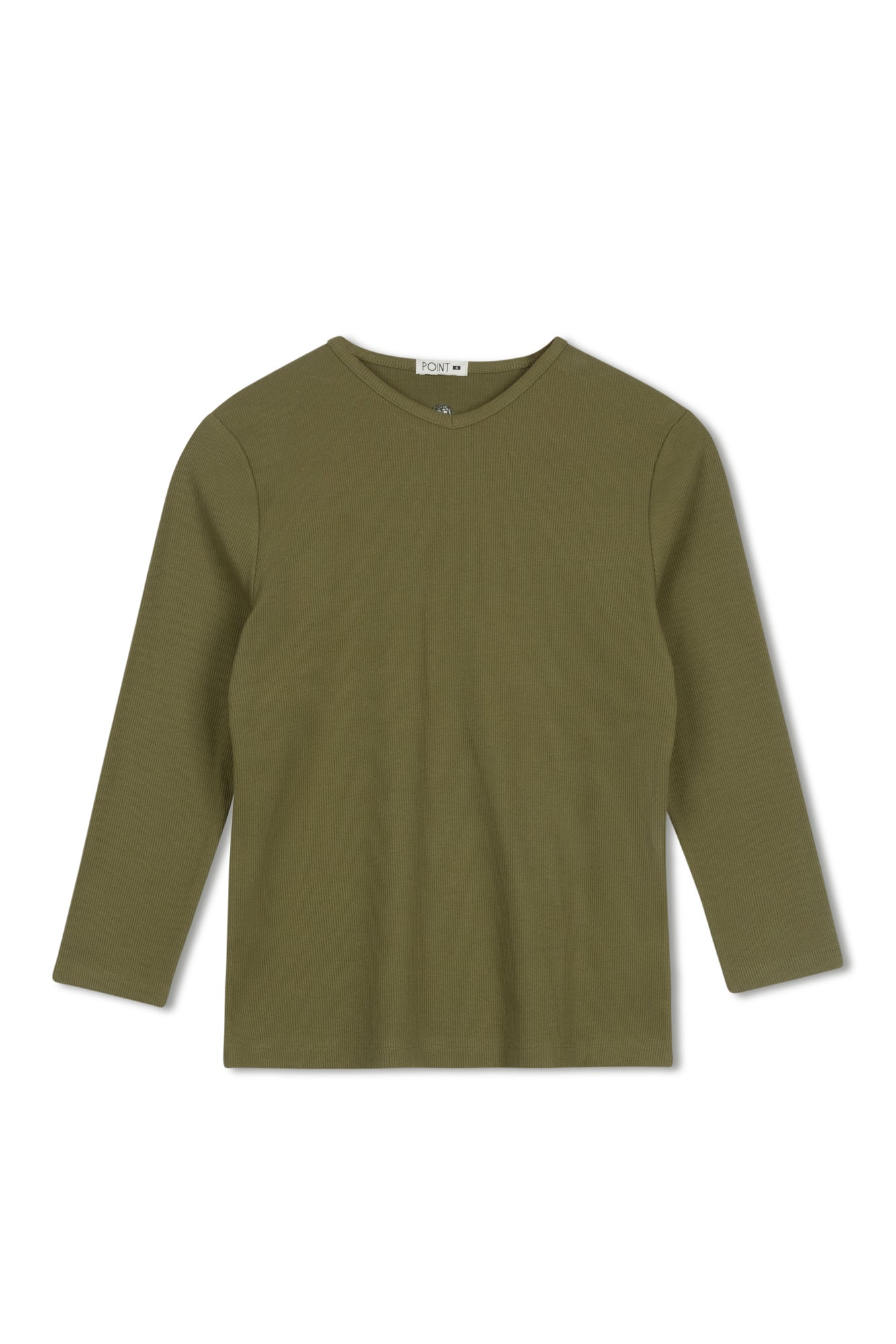 POINT 3/4 SLEEVE V NECK TEE