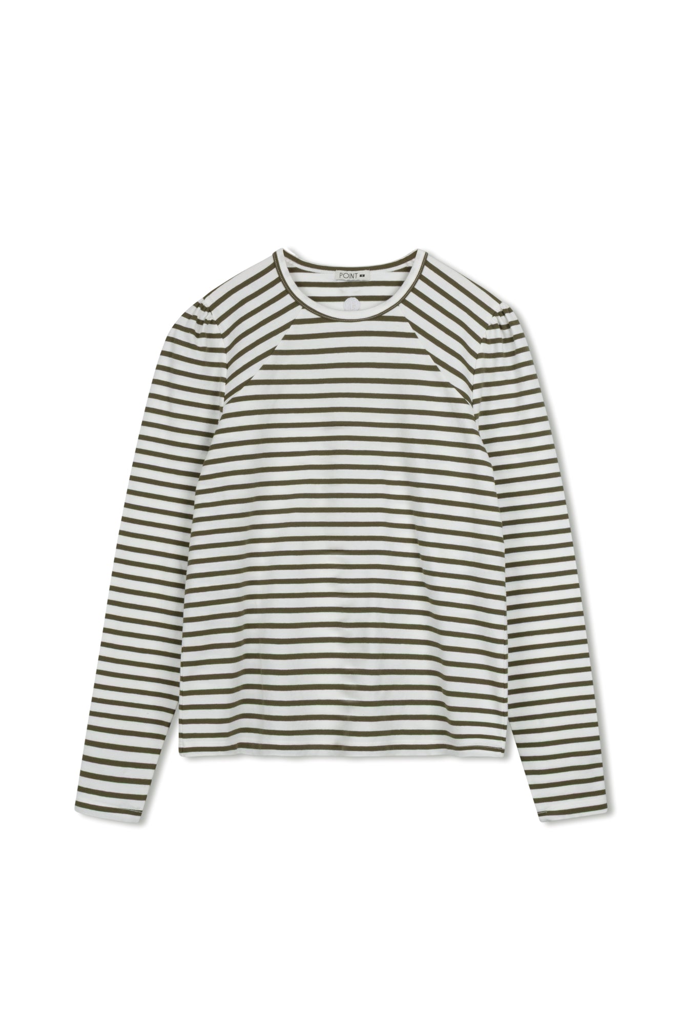 Point Puff Sleeve Crew Tee