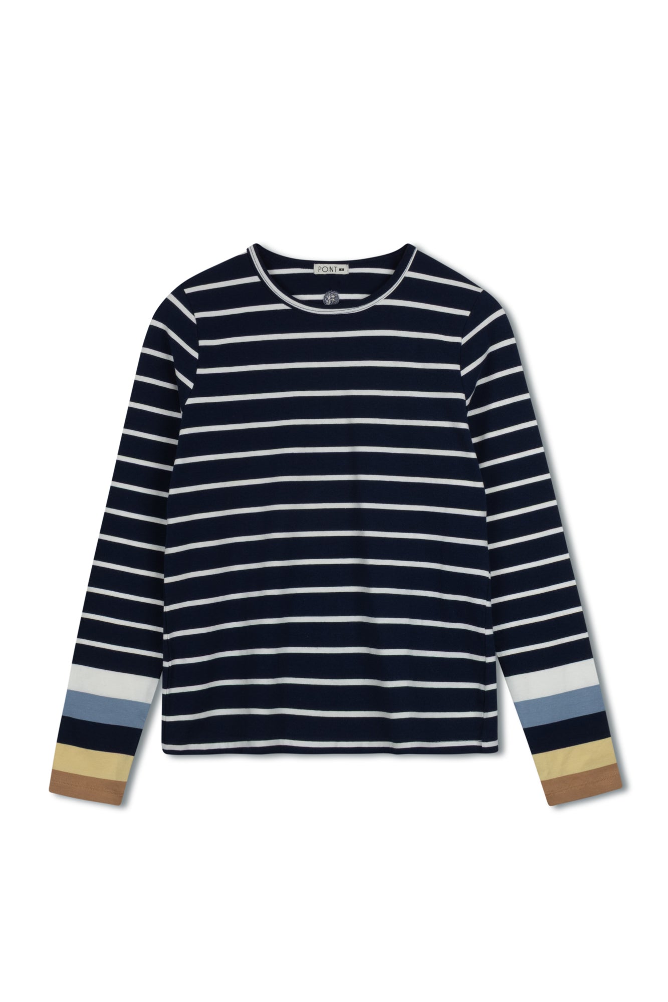 Point Cuff Stripe Tee