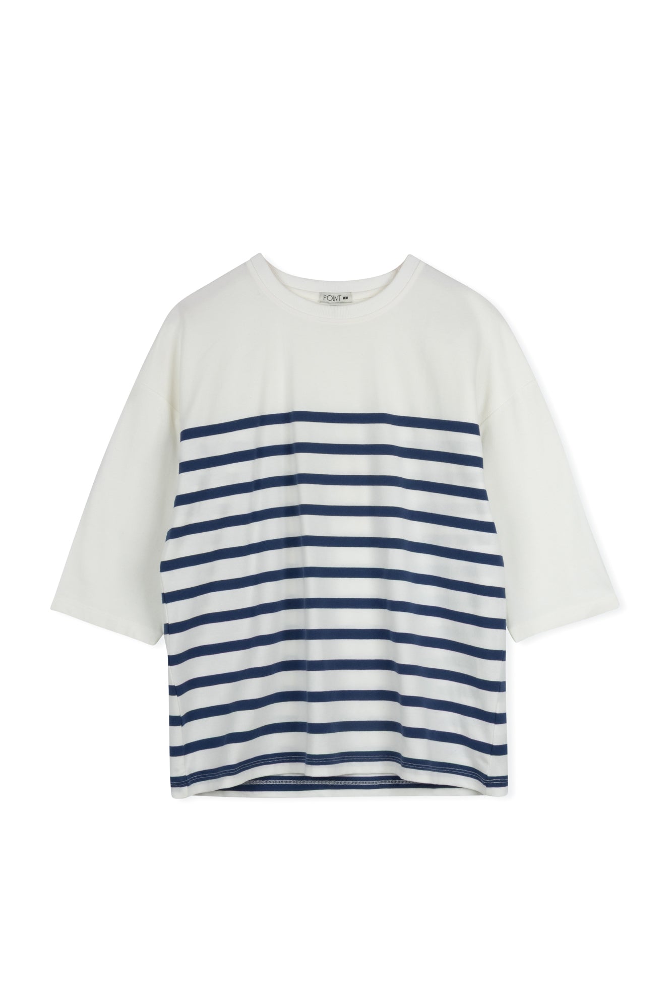 POINT JERSEY STRIPE TEE