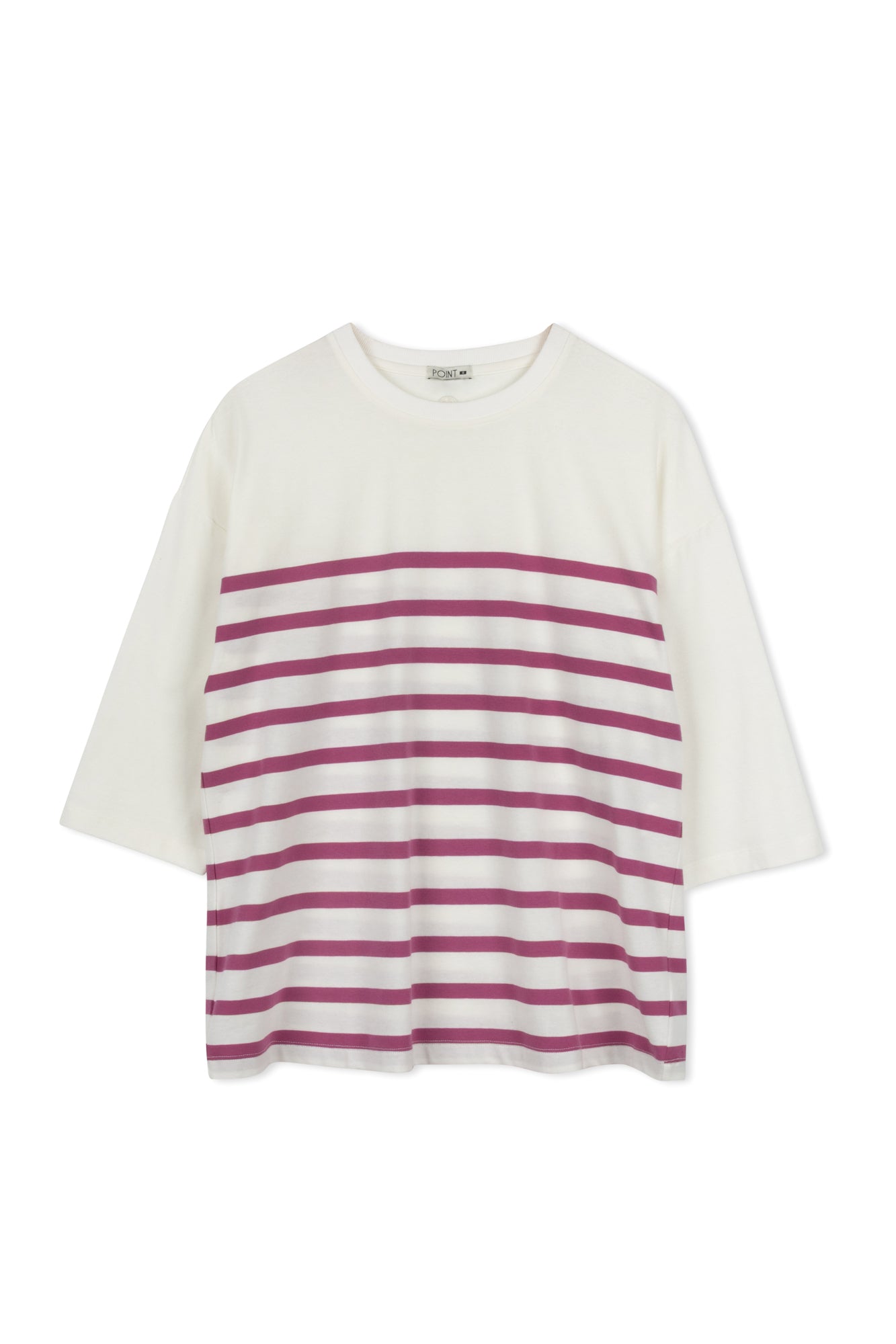 POINT JERSEY STRIPE TEE
