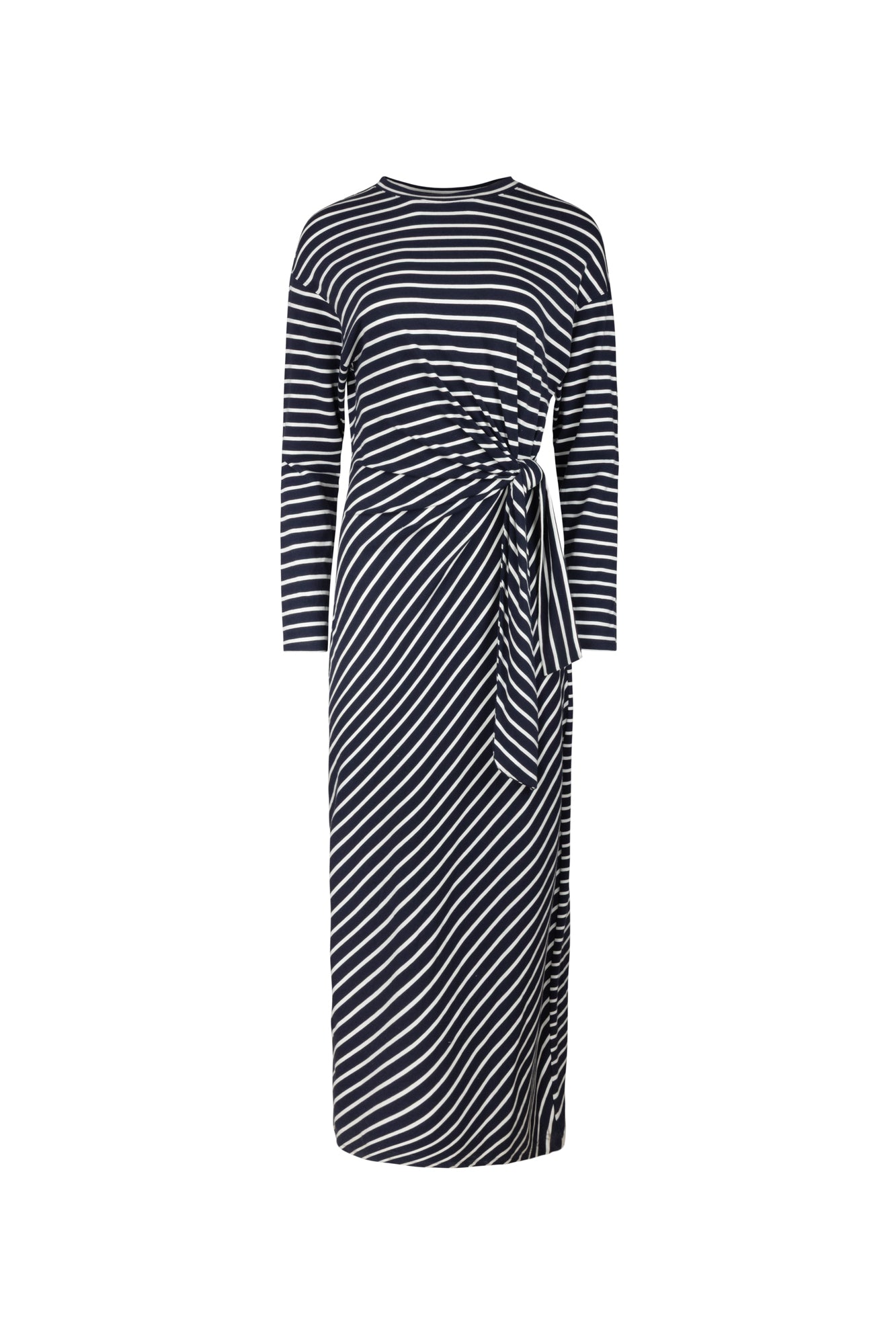 POINT SIDE TIE DRESS