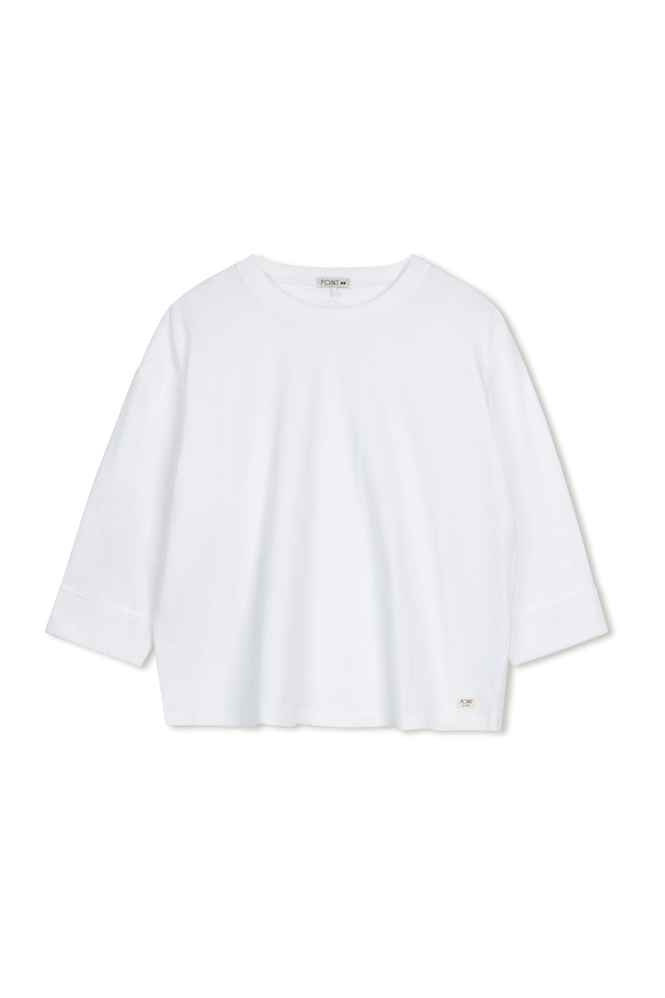 POINT ROLL CUFF TEE