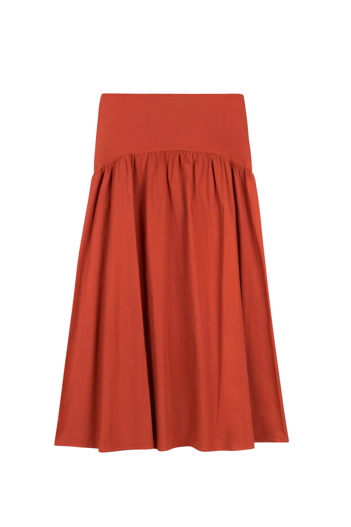 POINT POPLIN SKIRT