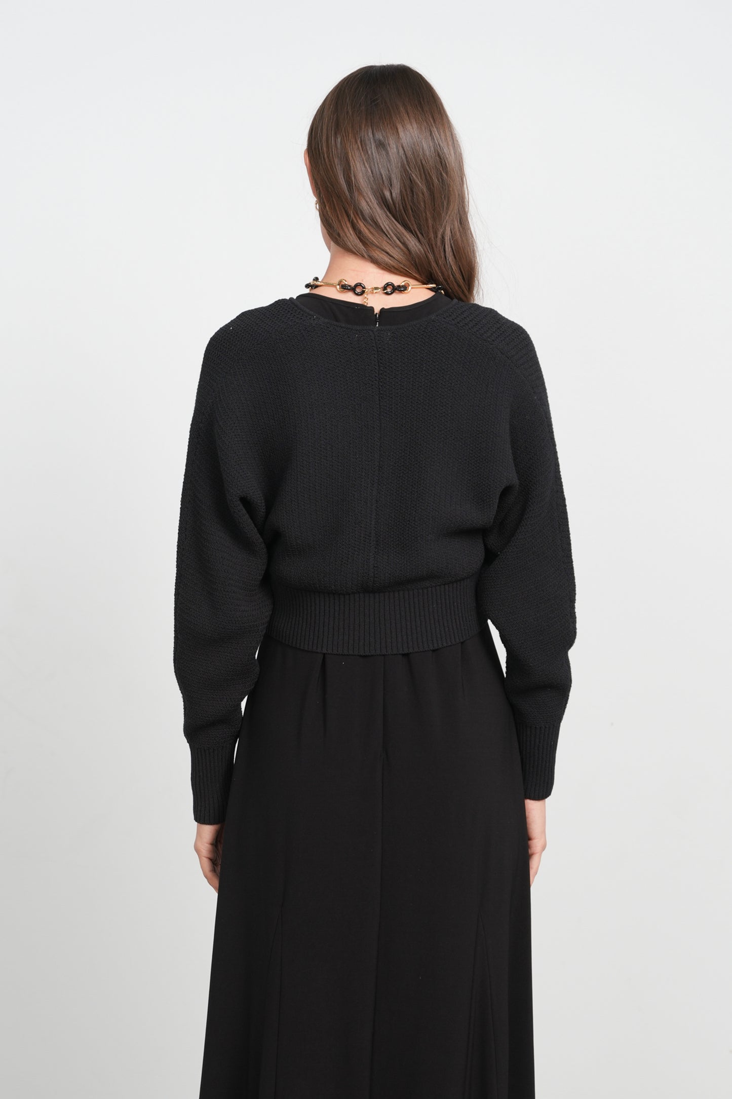 POINT TEXTURED KNIT BOLERO