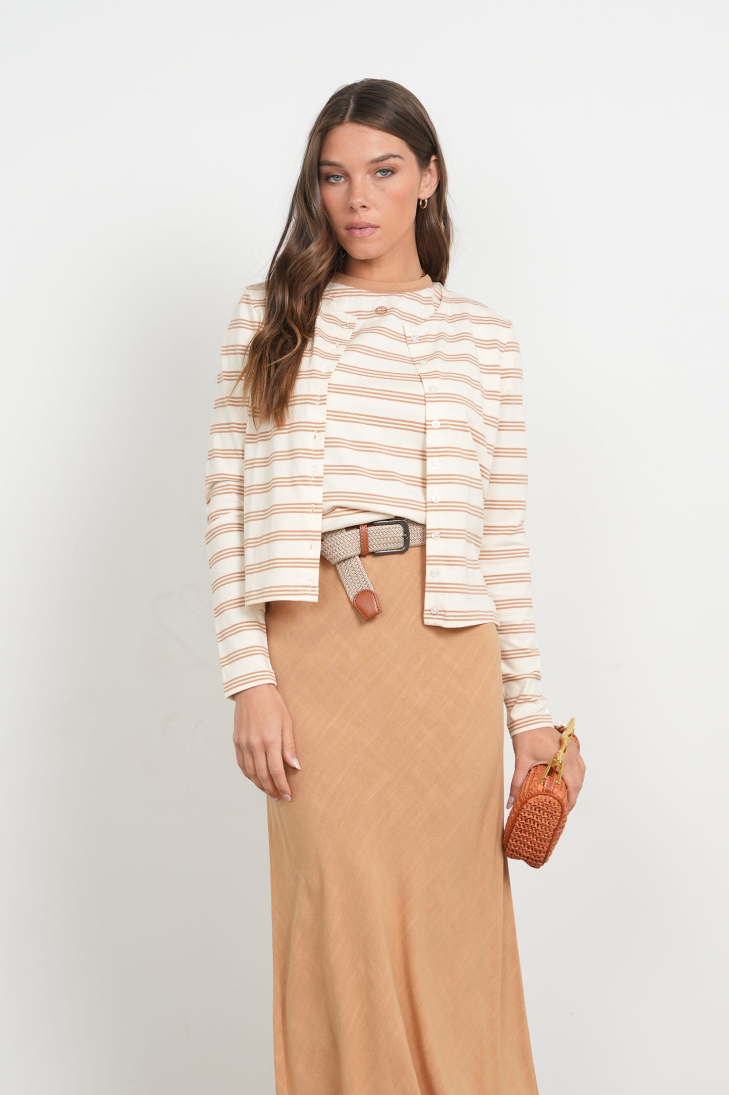 POINT STRIPE SHORT SLEEVE TEE