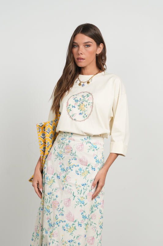 POINT X HD GRAPHIC ROLL CUFF TEE