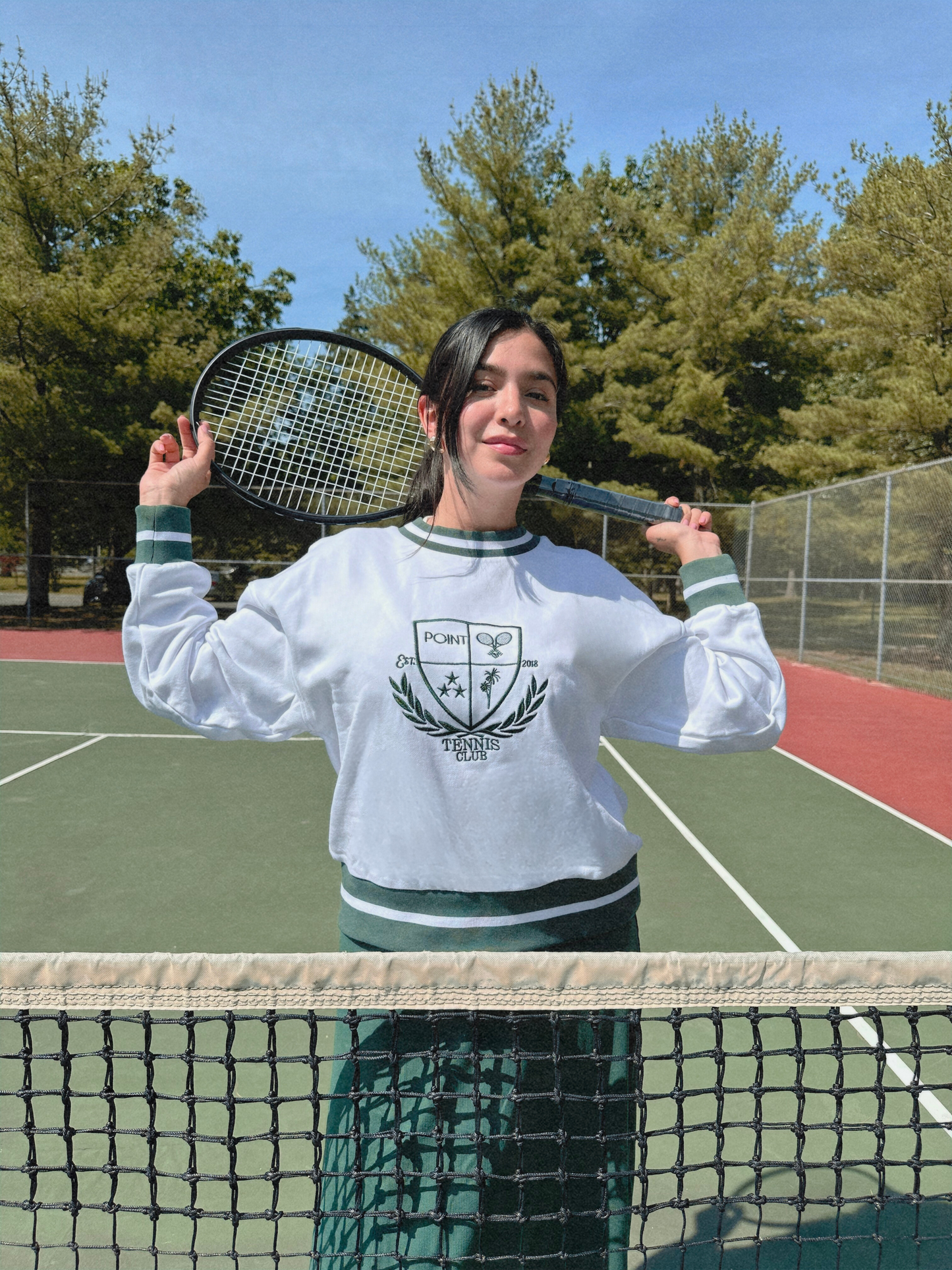 Point tennis sweatshirt