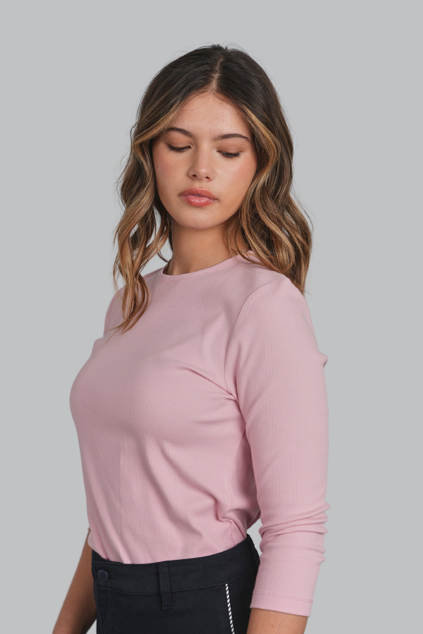 POINT 3/4 SLEEVE CREW TEE