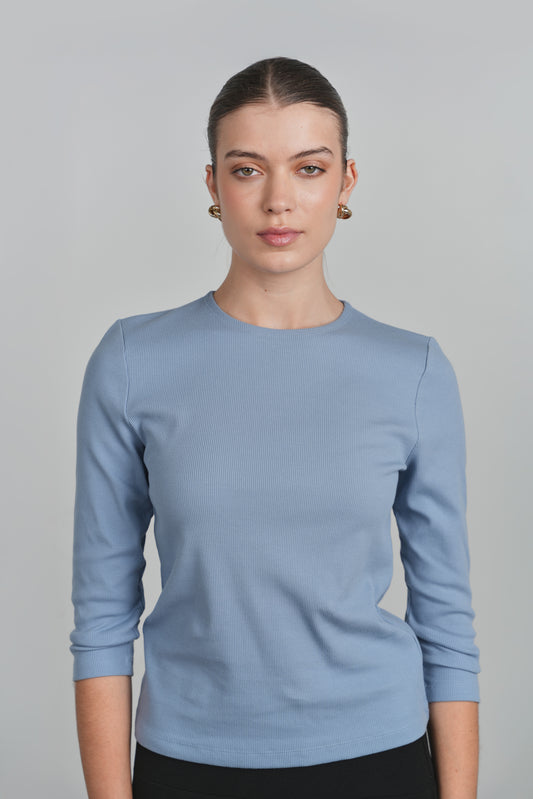 POINT 3/4 SLEEVE CREW TEE