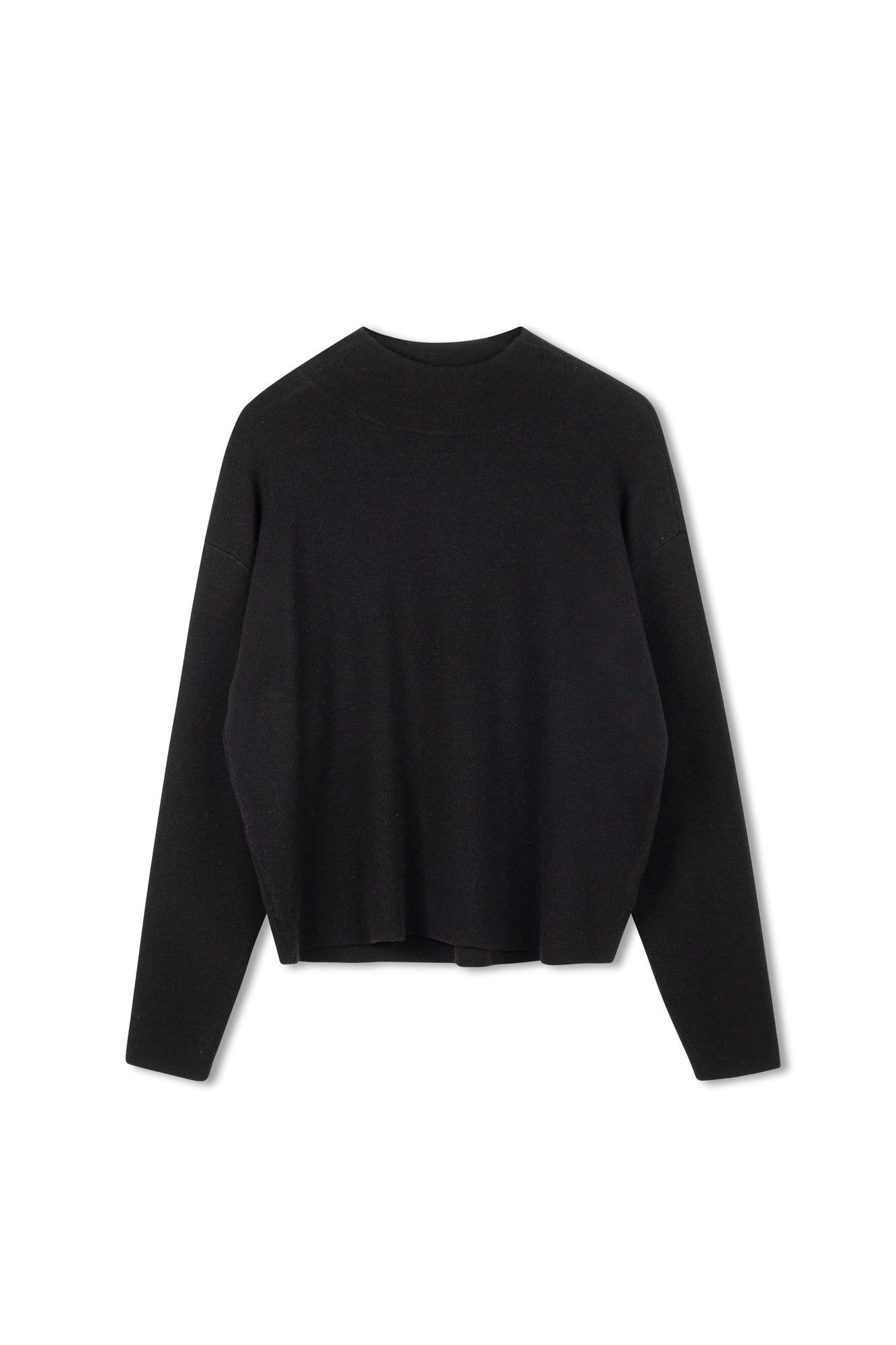 Point Drop Shoulder Sweater