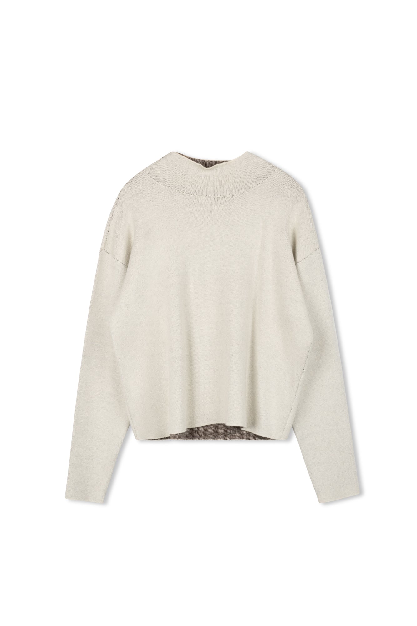 Point Drop Shoulder Sweater
