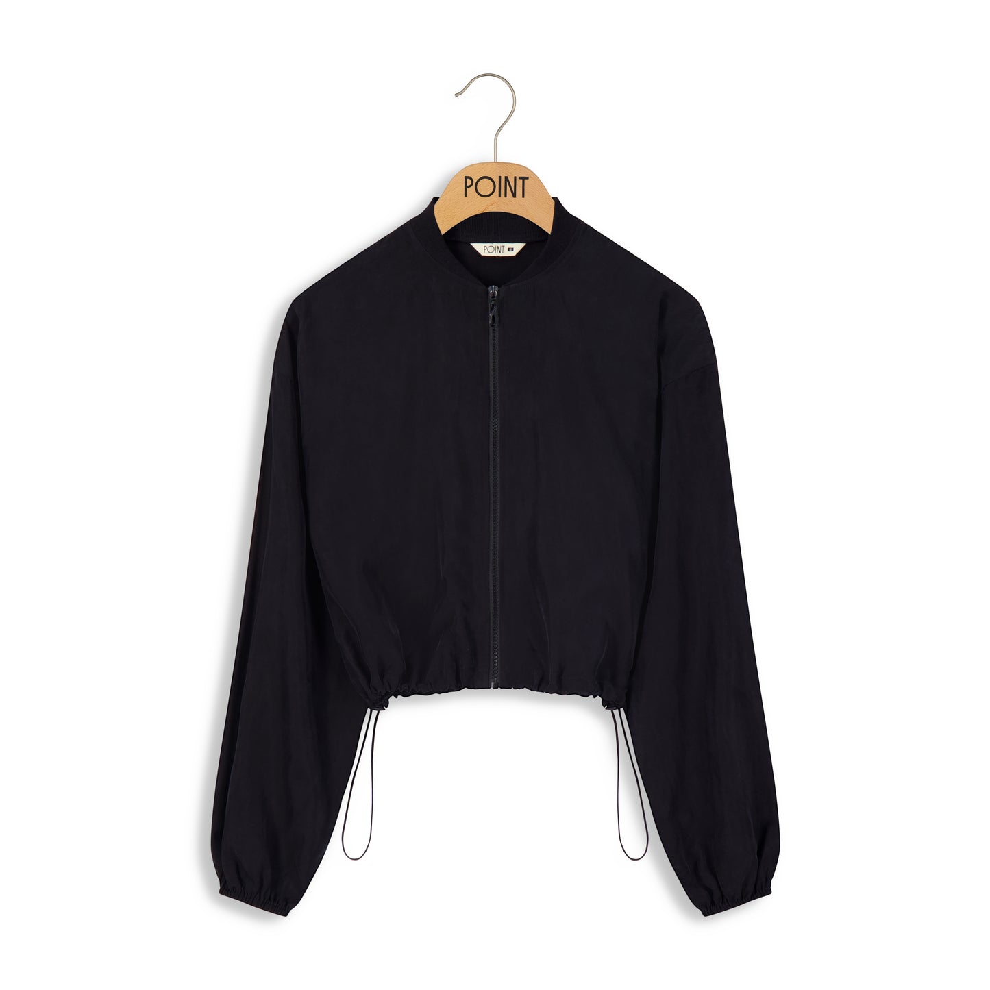 point suede bomber