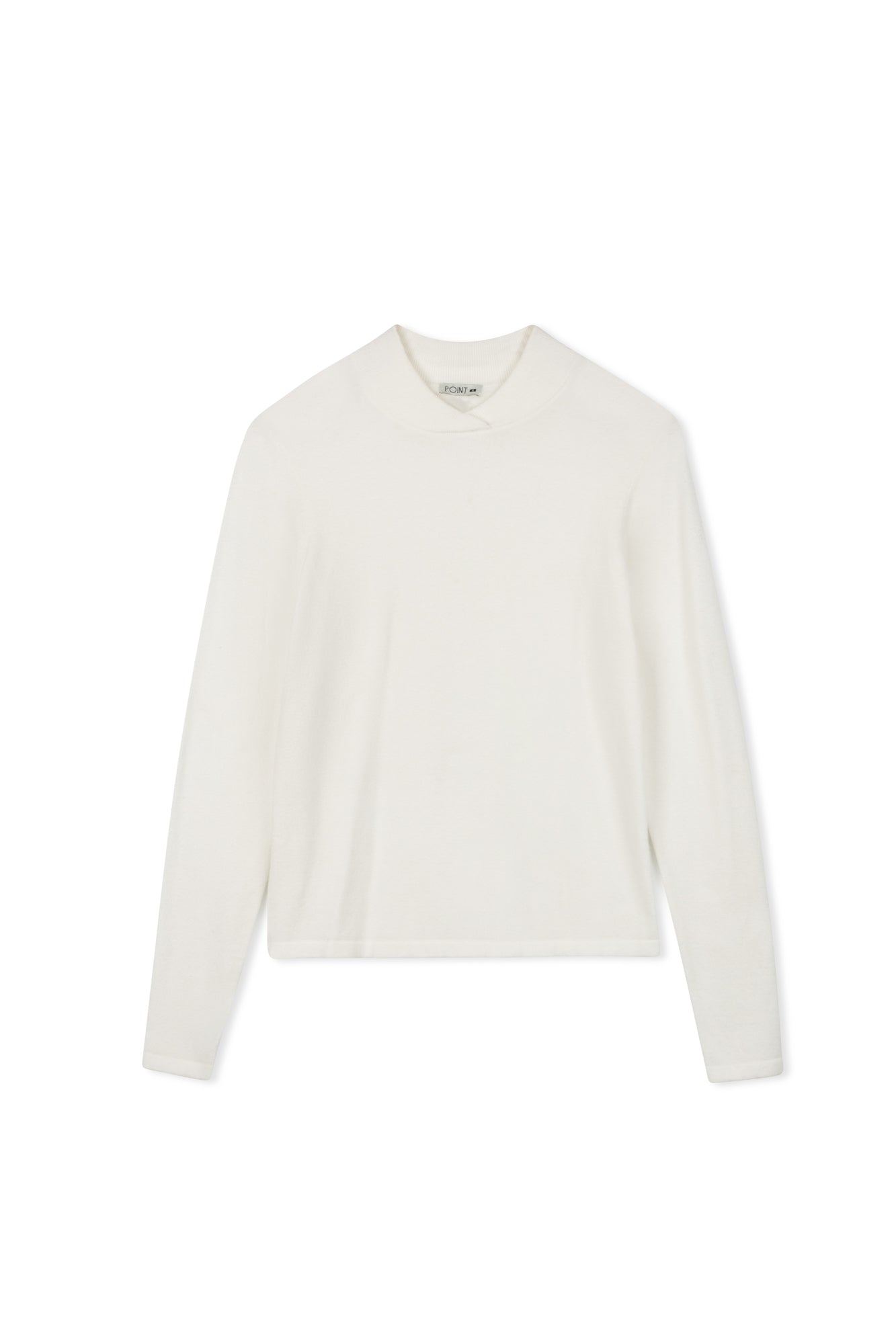 Point Knit Mandarin Top