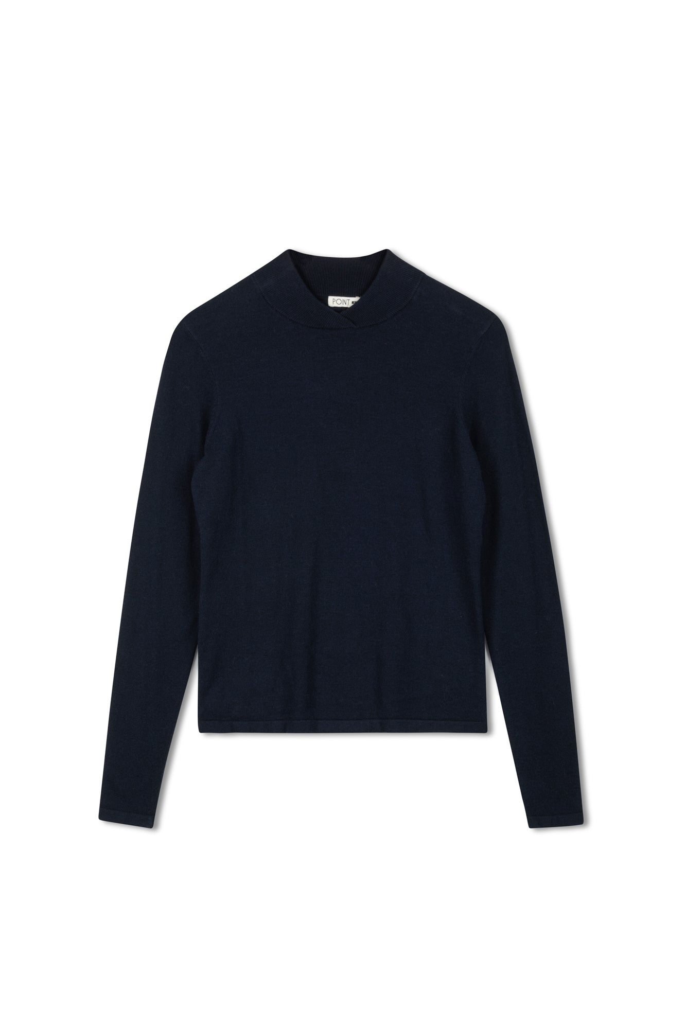 Point Knit Mandarin Top