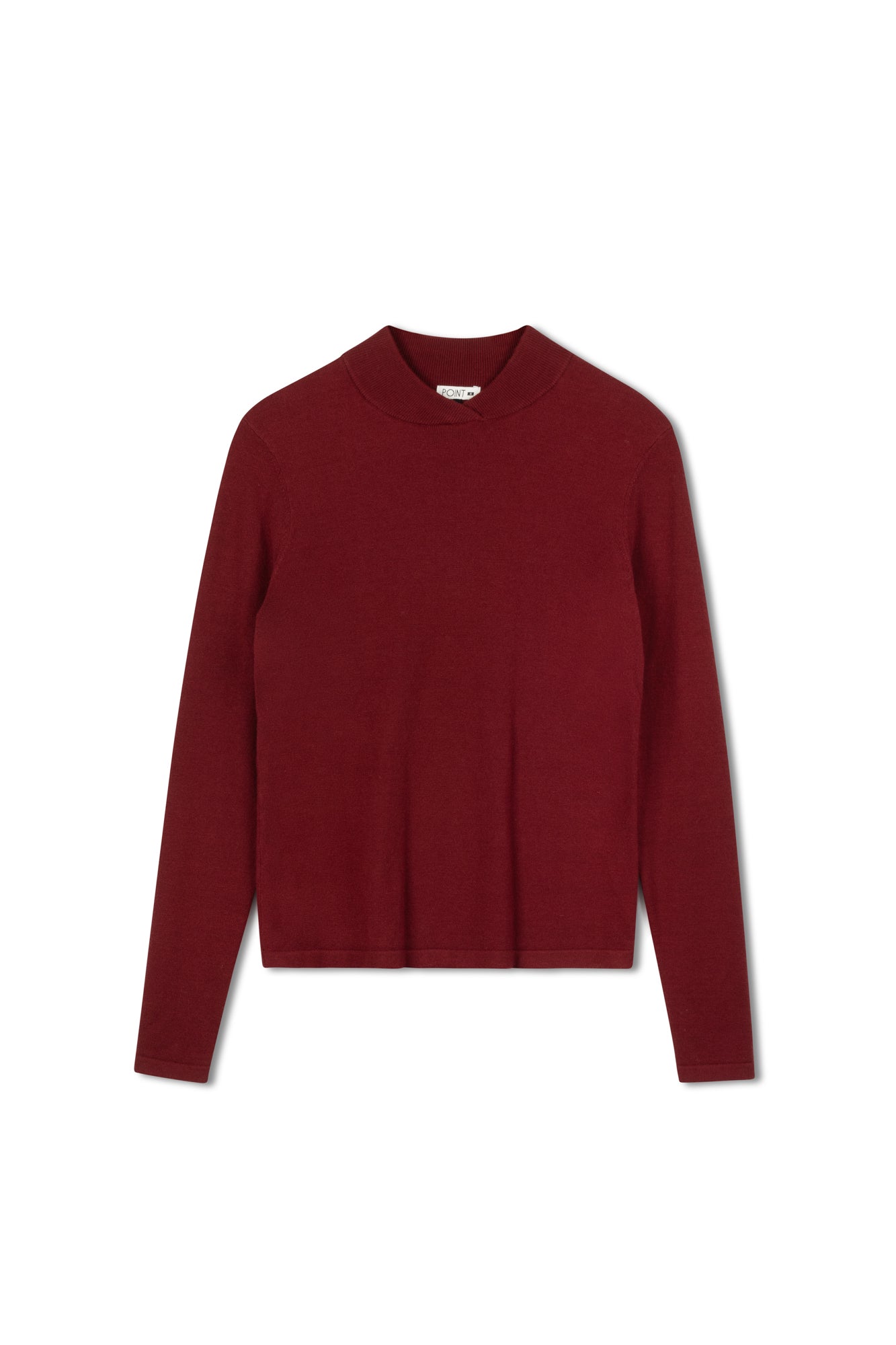 Point Knit Mandarin Top