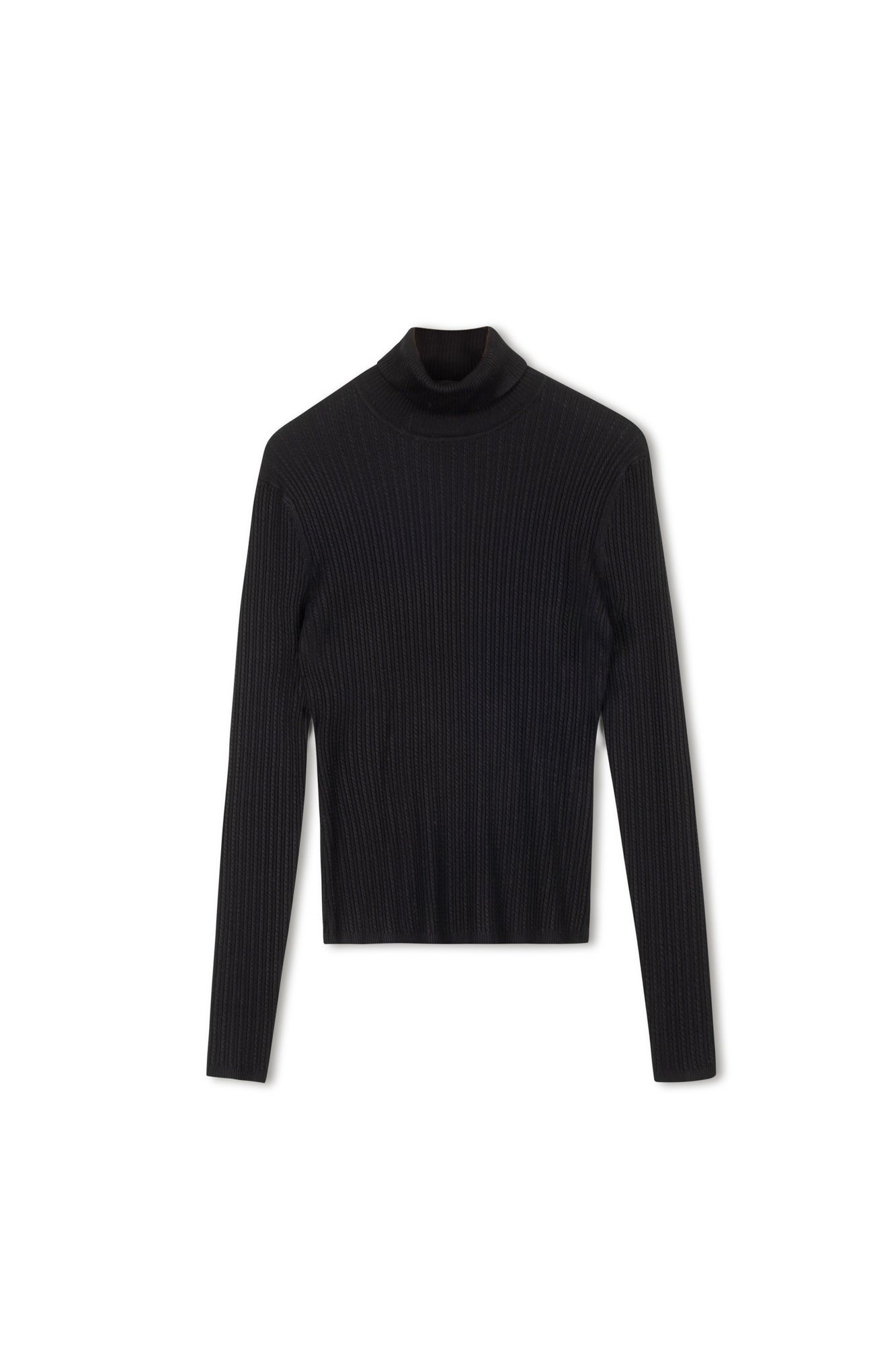 Point Cable Turtleneck
