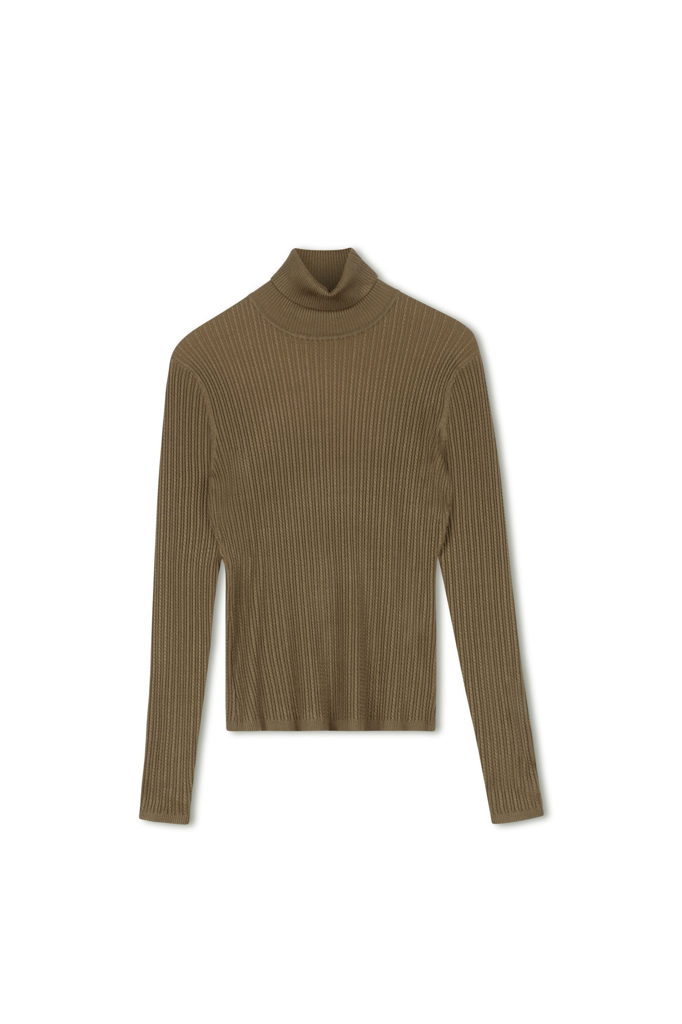 Point Cable Turtleneck