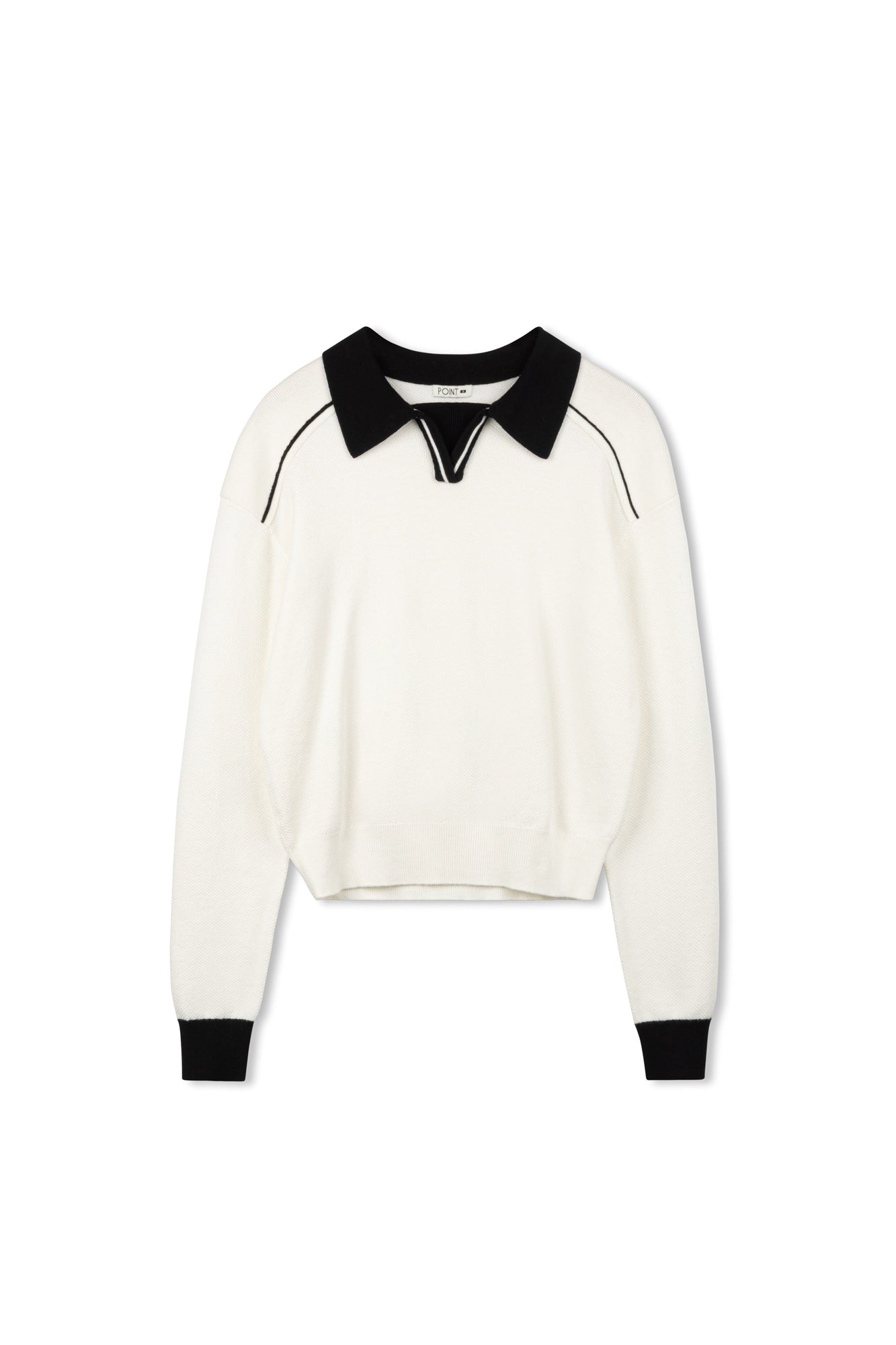 Point Polo Sweater