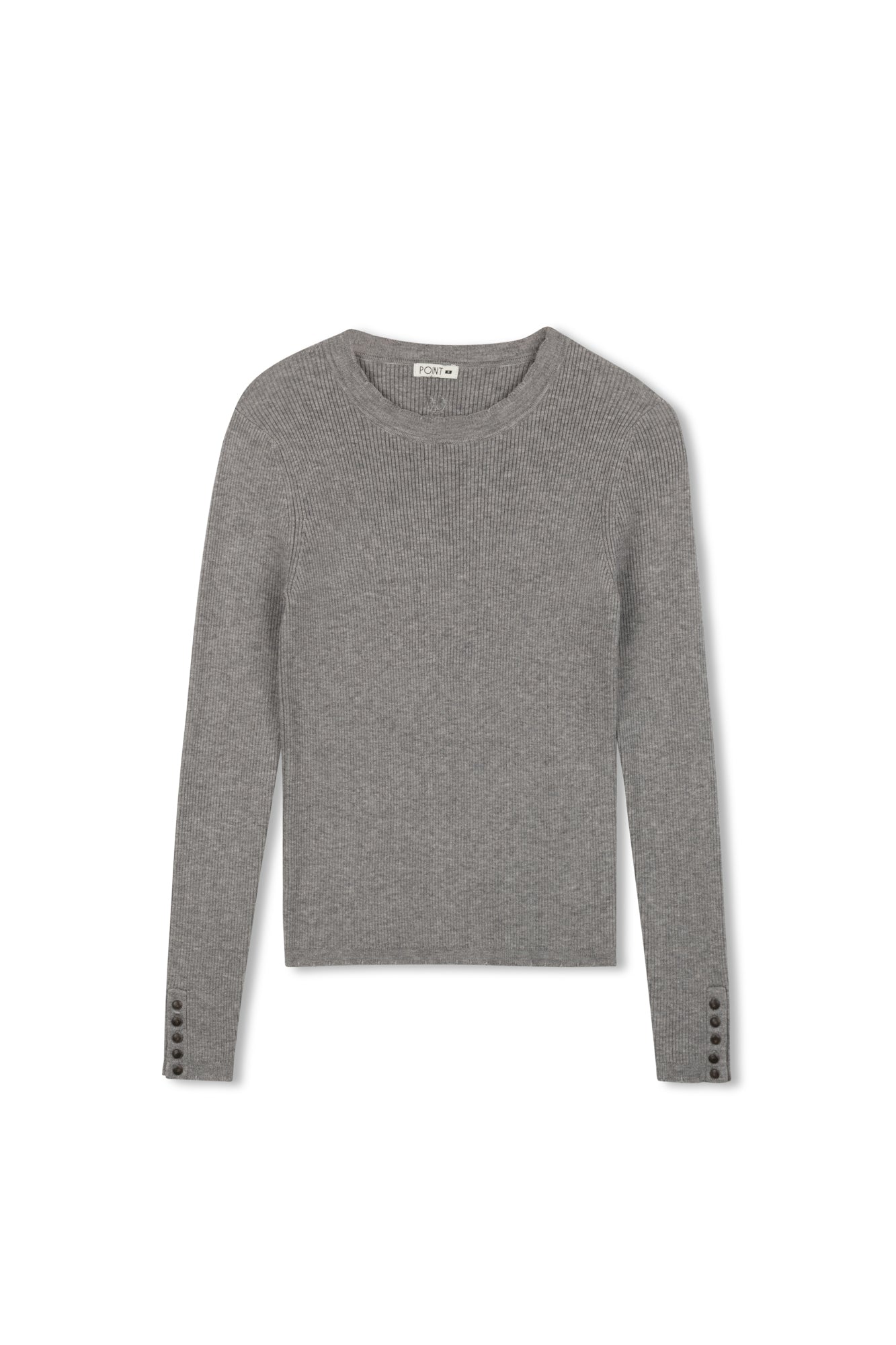 Point Scallop Knit Sweater