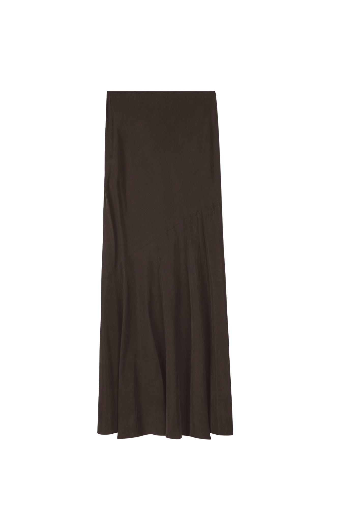 point brushed seam skirt