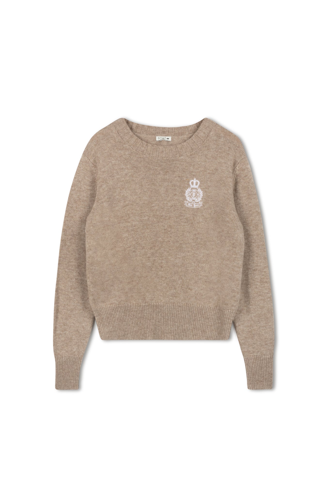 Point Fine Knit Crew