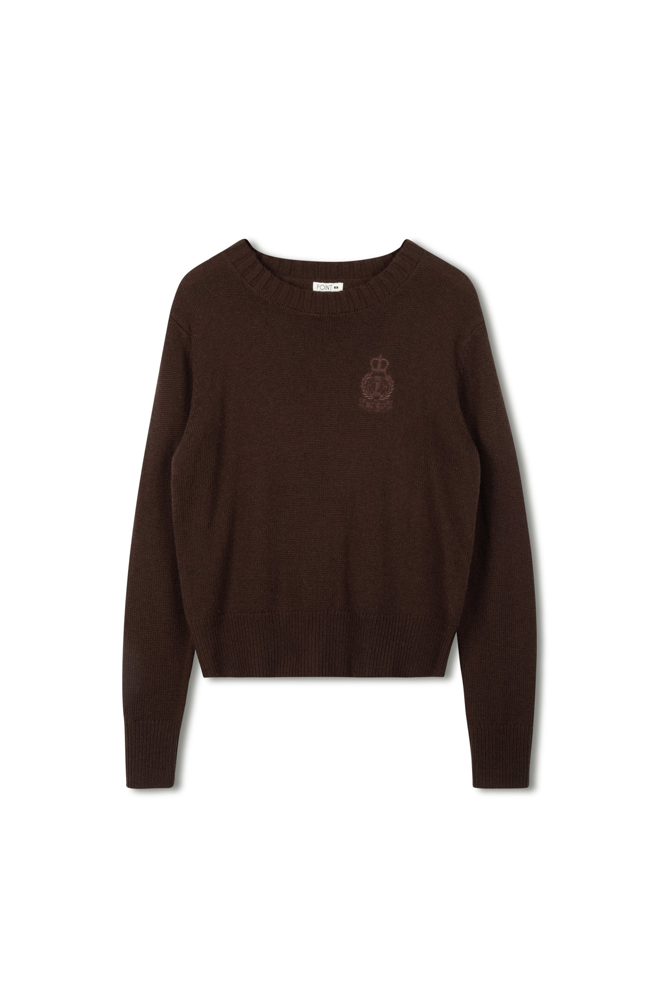 Point Fine Knit Crew