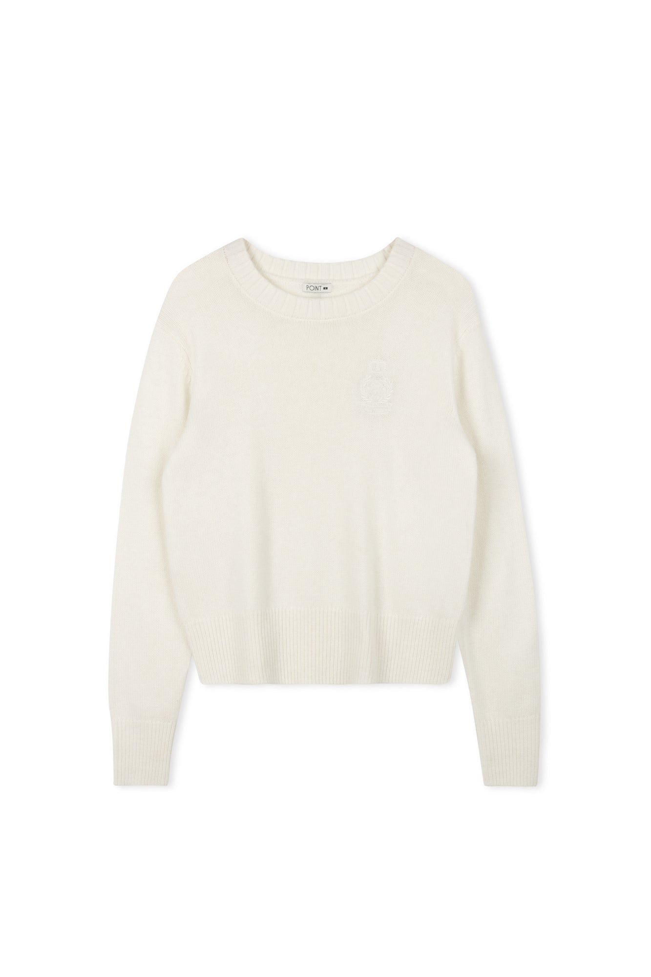 Point Fine Knit Crew