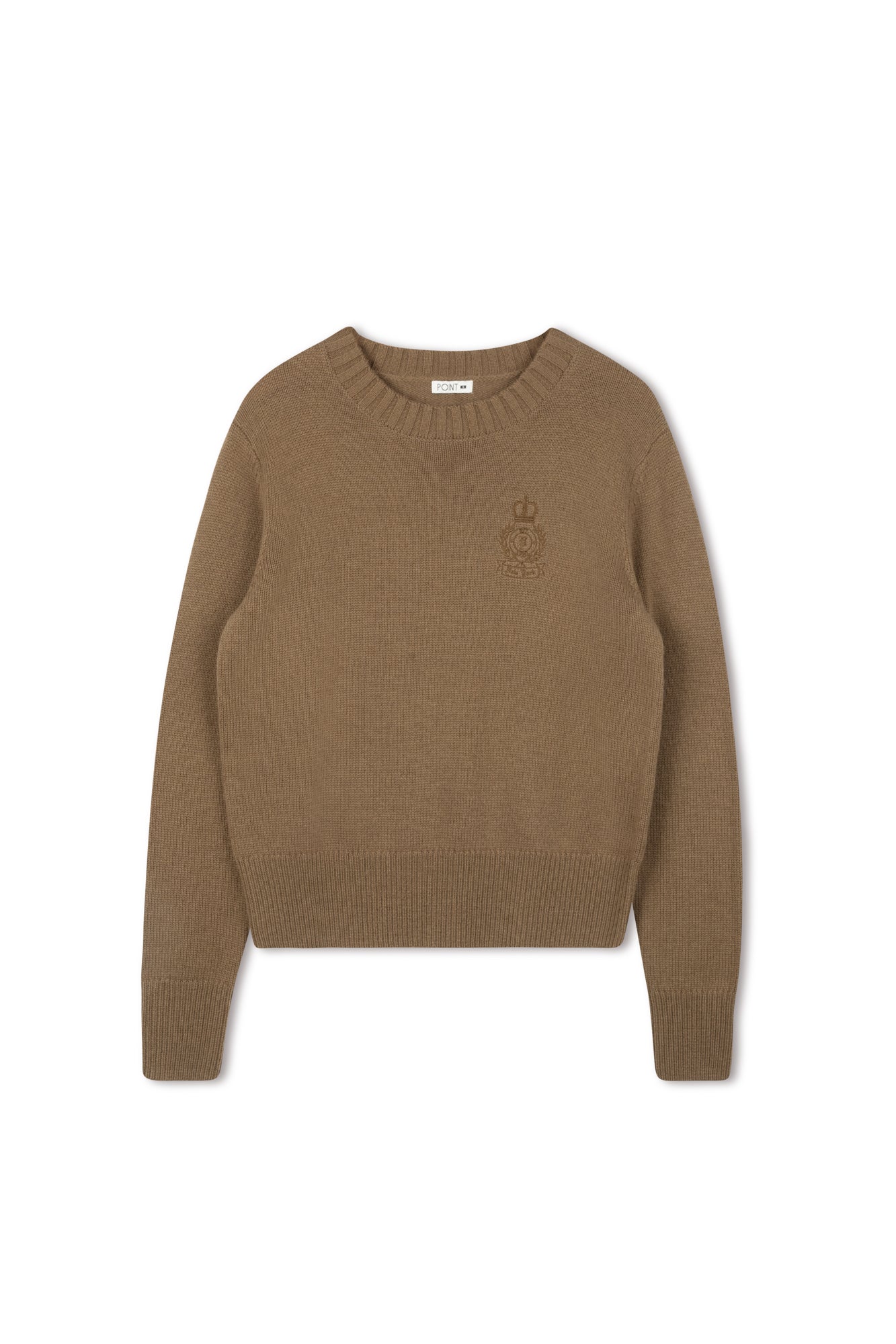 Point Fine Knit Crew