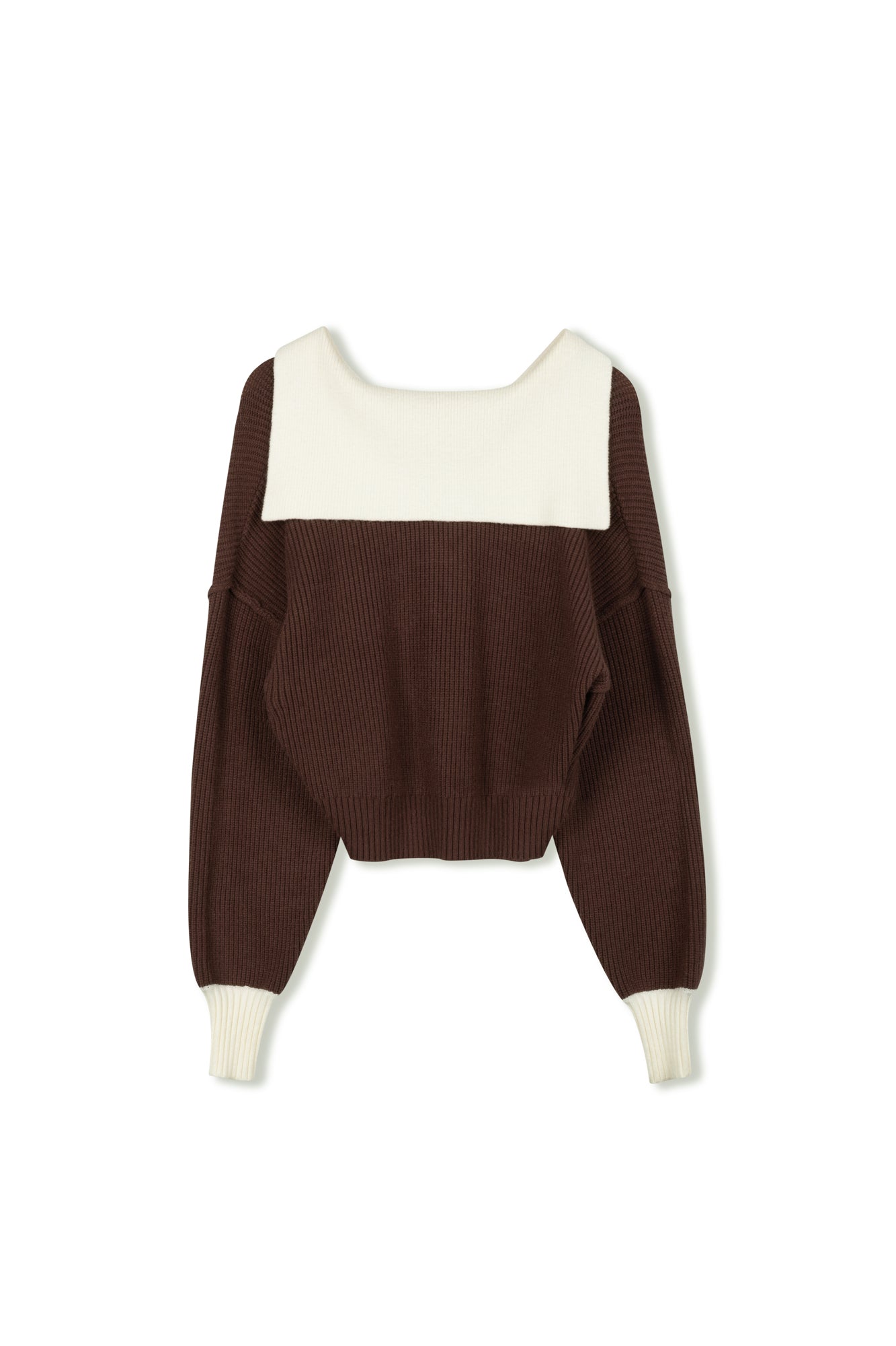 Point Chunky Knit Sailor Sweater