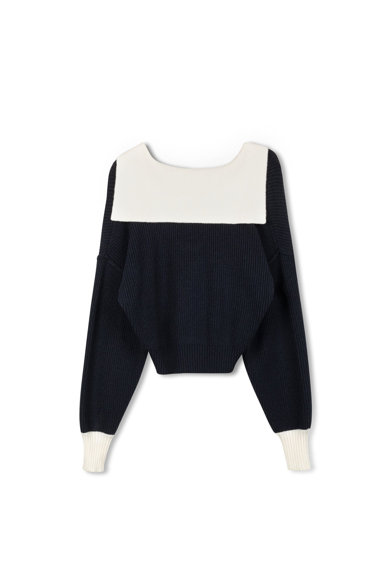 Point Chunky Knit Sailor Sweater