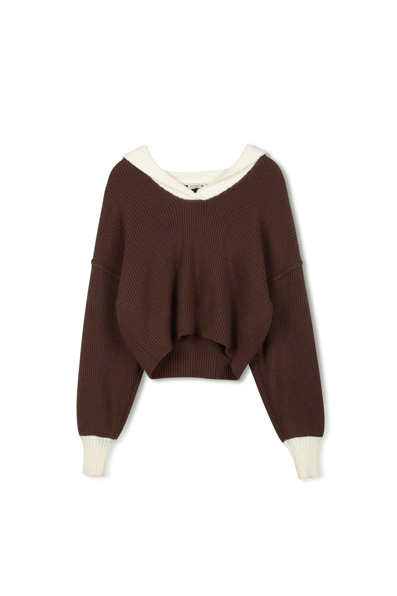 Point Chunky Knit Sailor Sweater