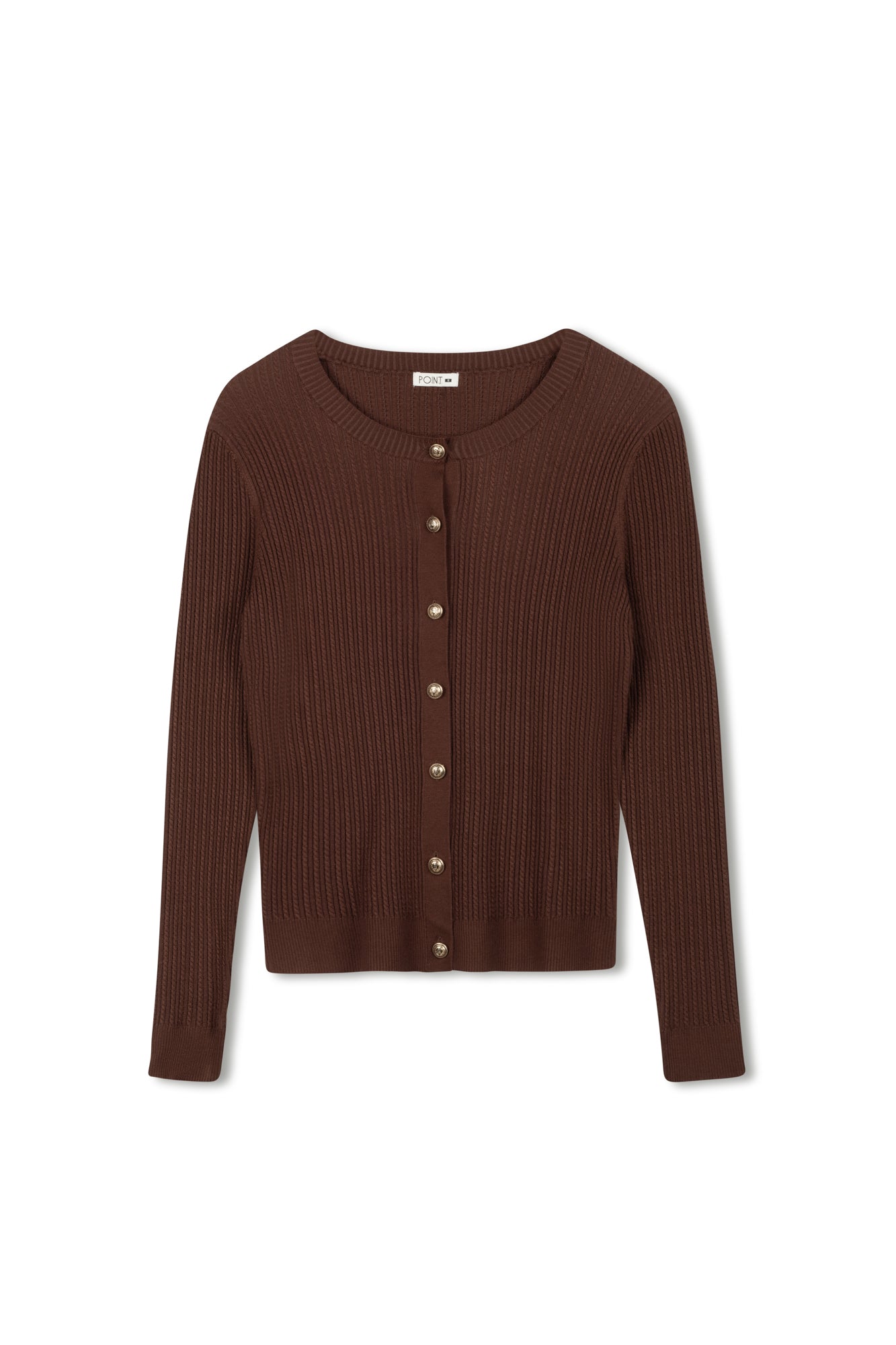 Point Tiny Cable Cardigan